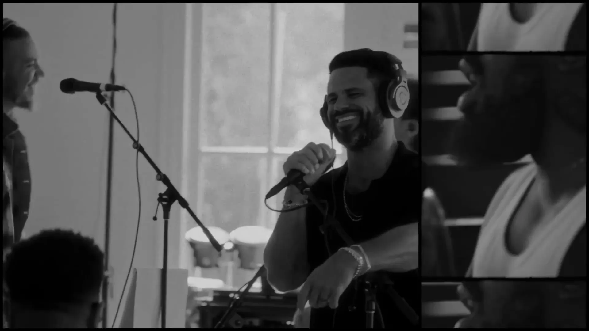 Worshippers lifted in praise during Sons of Sunday live performance