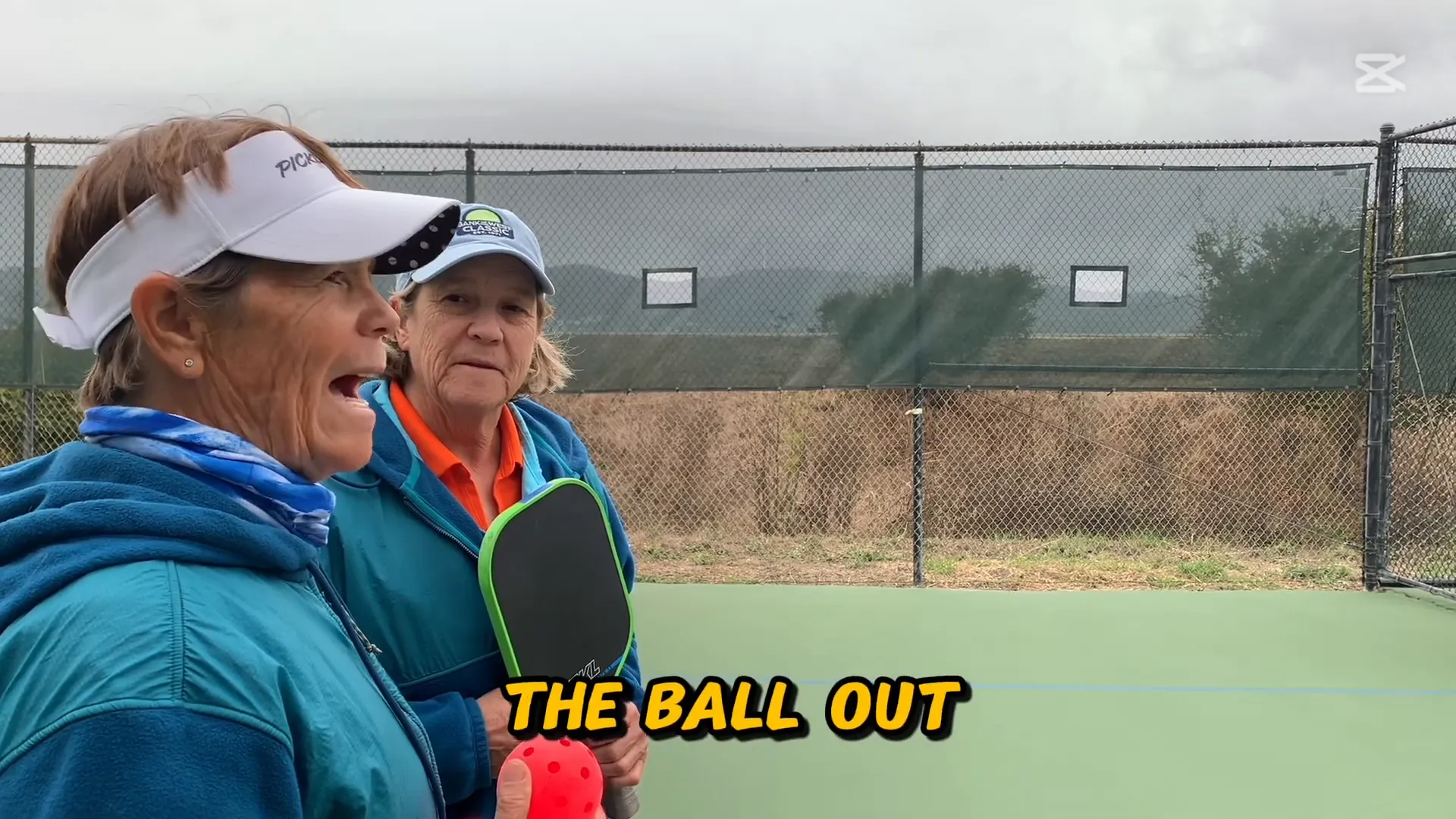 Question about calling the ball out in pickleball