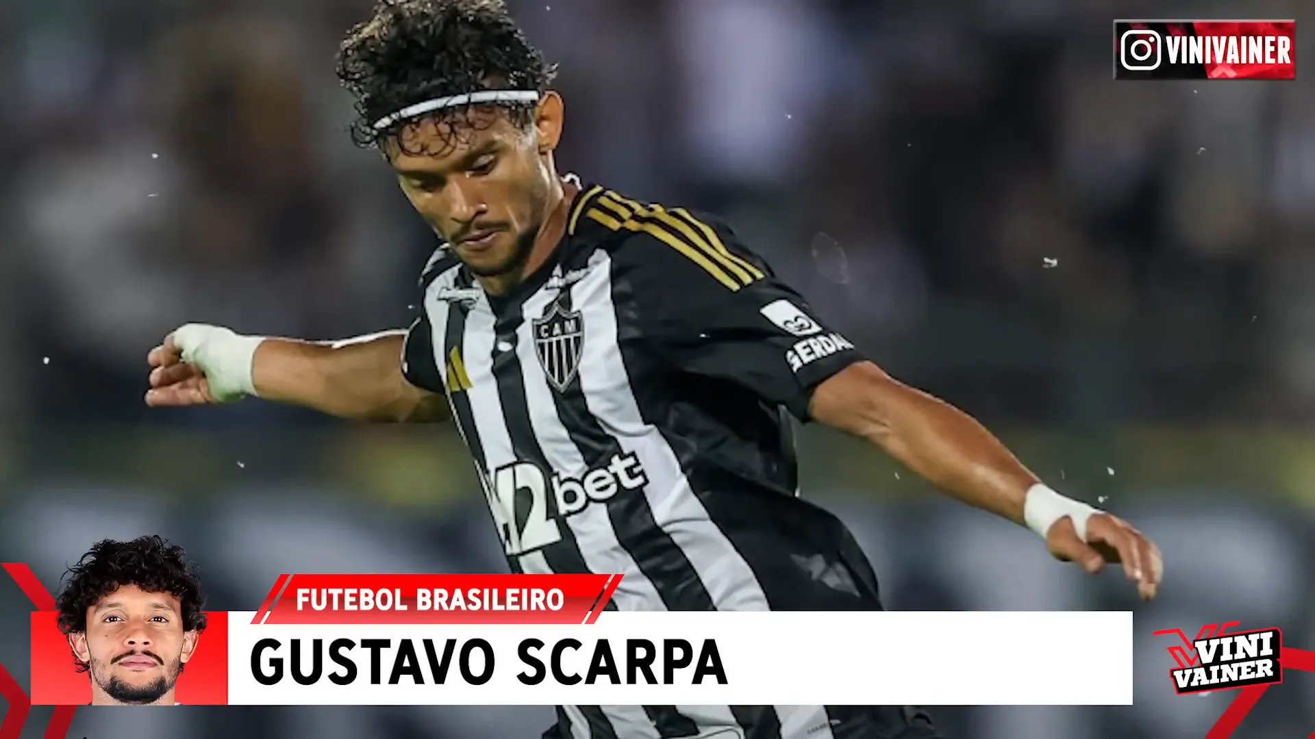 Gustavo Scarpa em ação