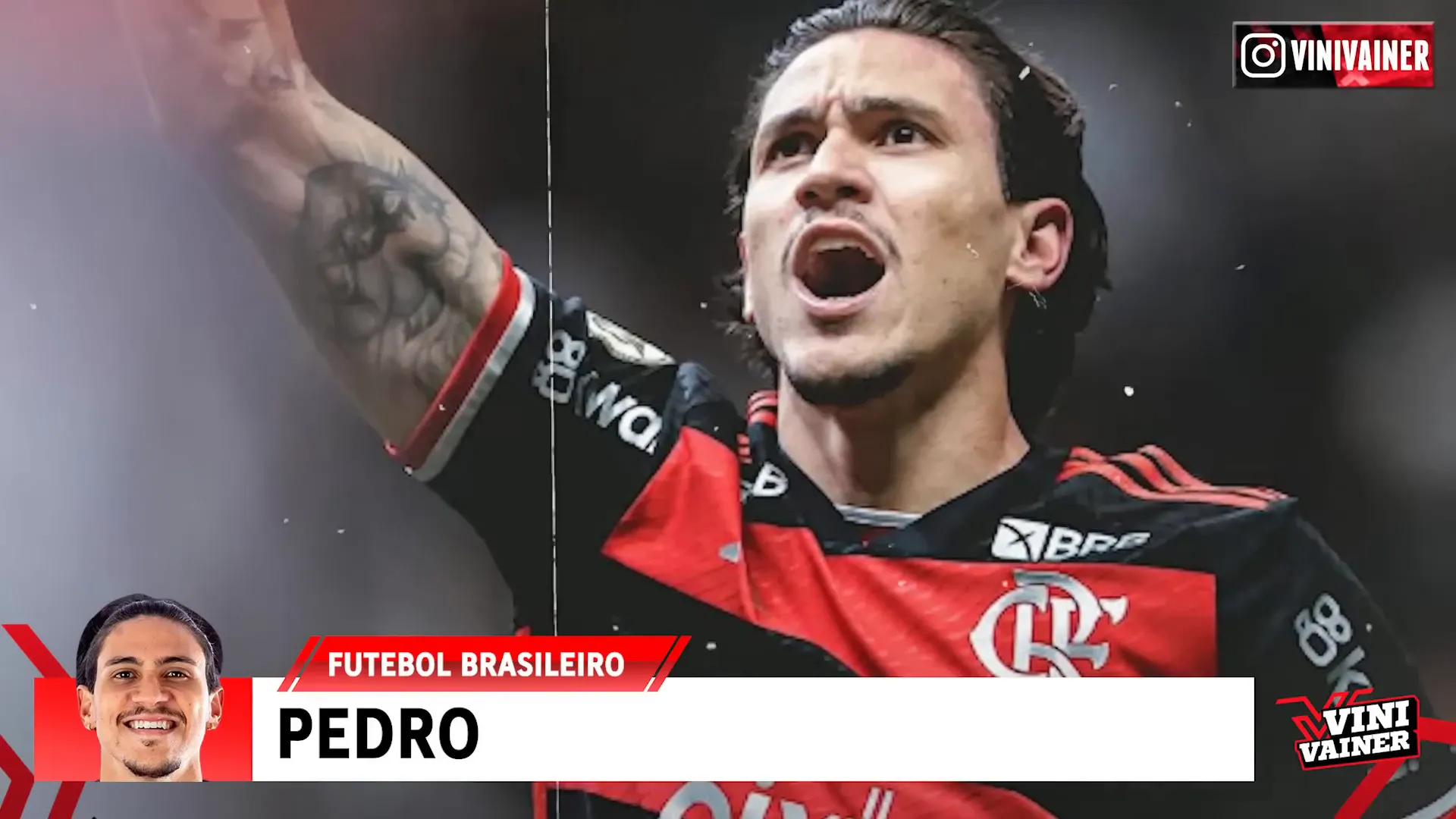 Pedro jogando pelo Flamengo