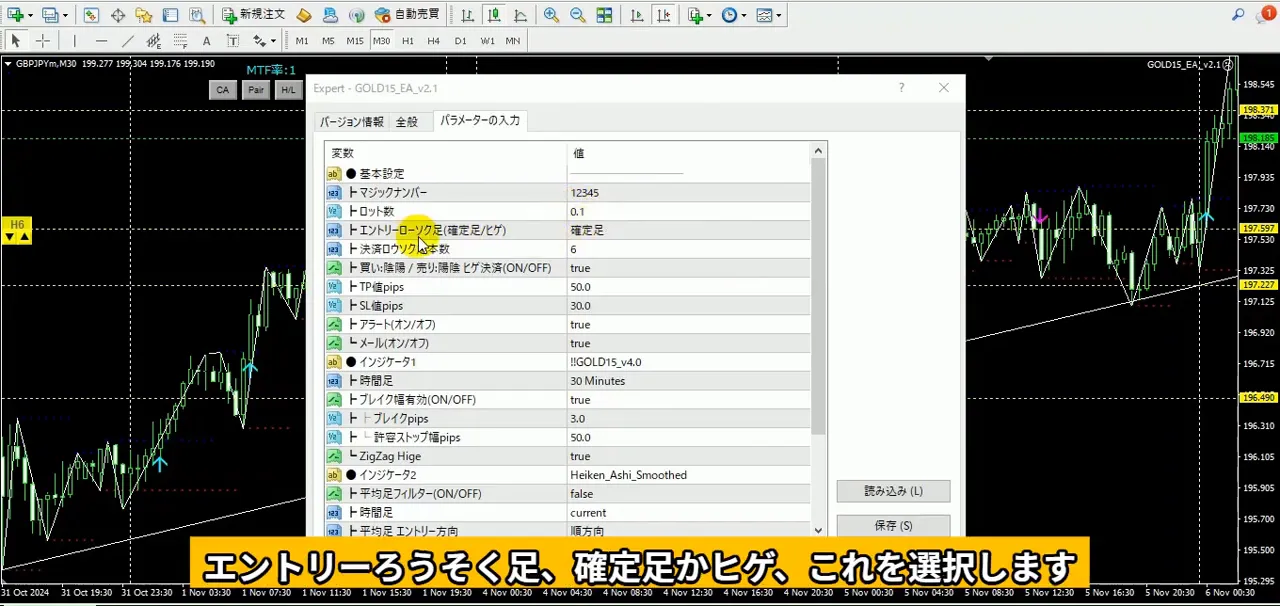 エントリー方法の選択