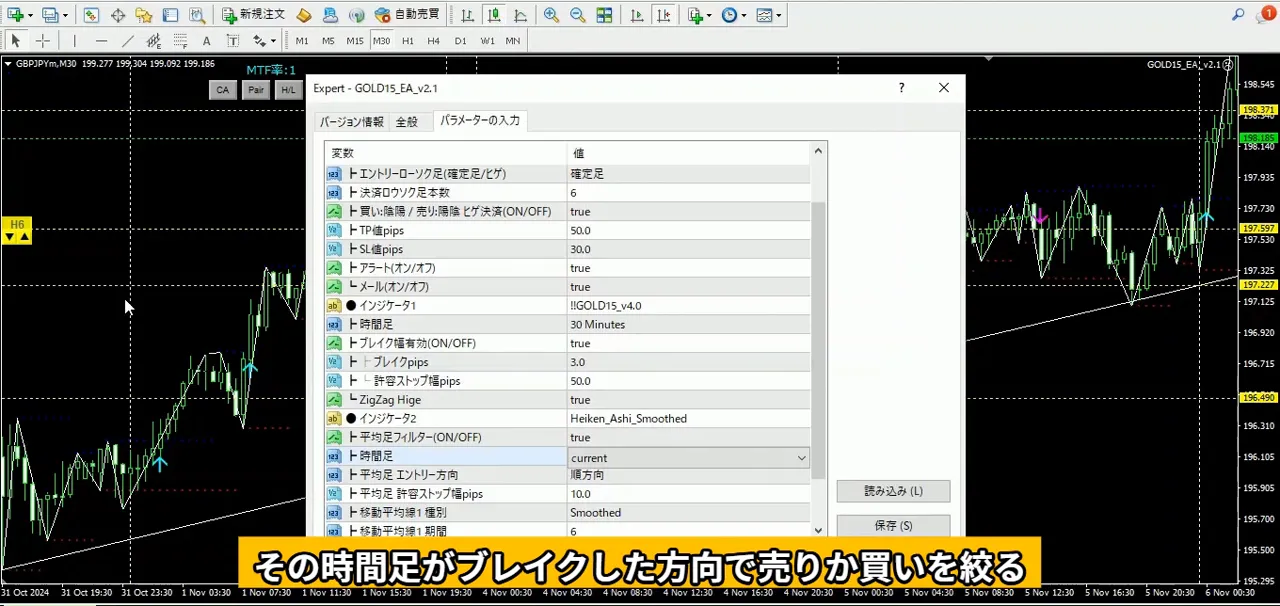 エントリーの絞り込み