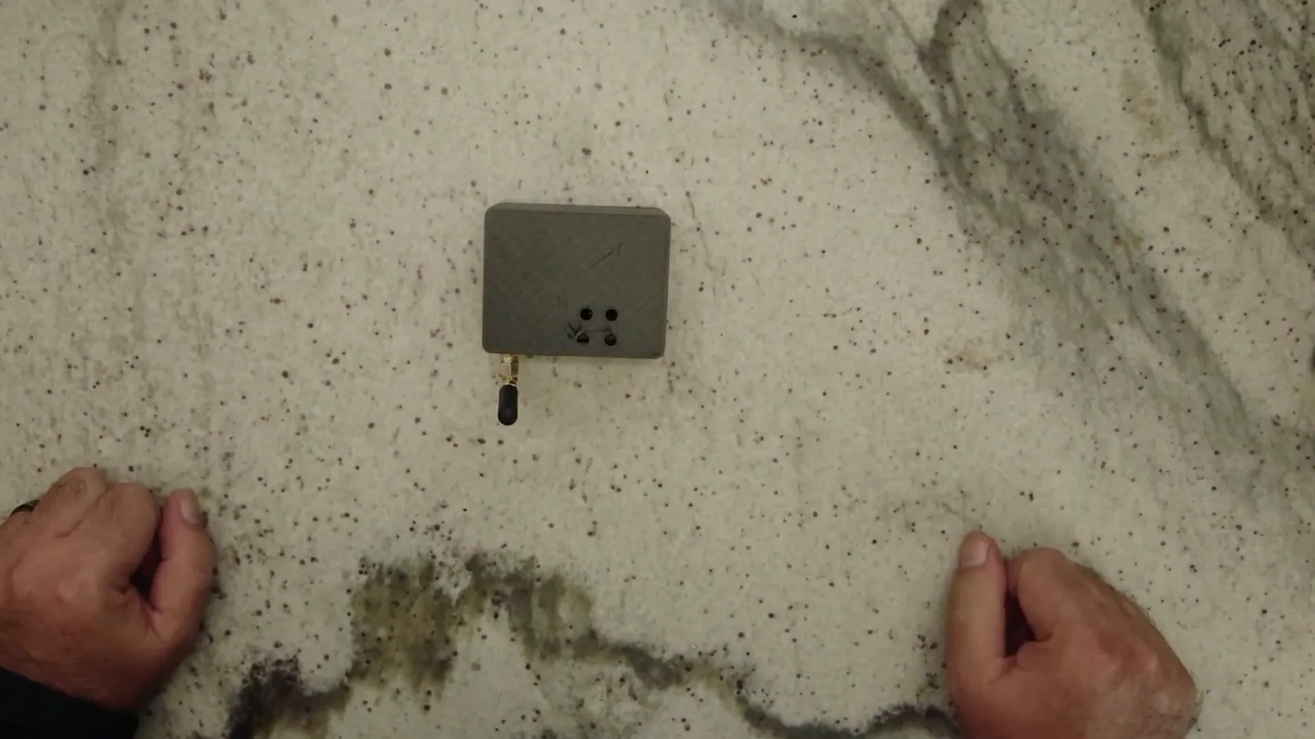 LED indicator in action