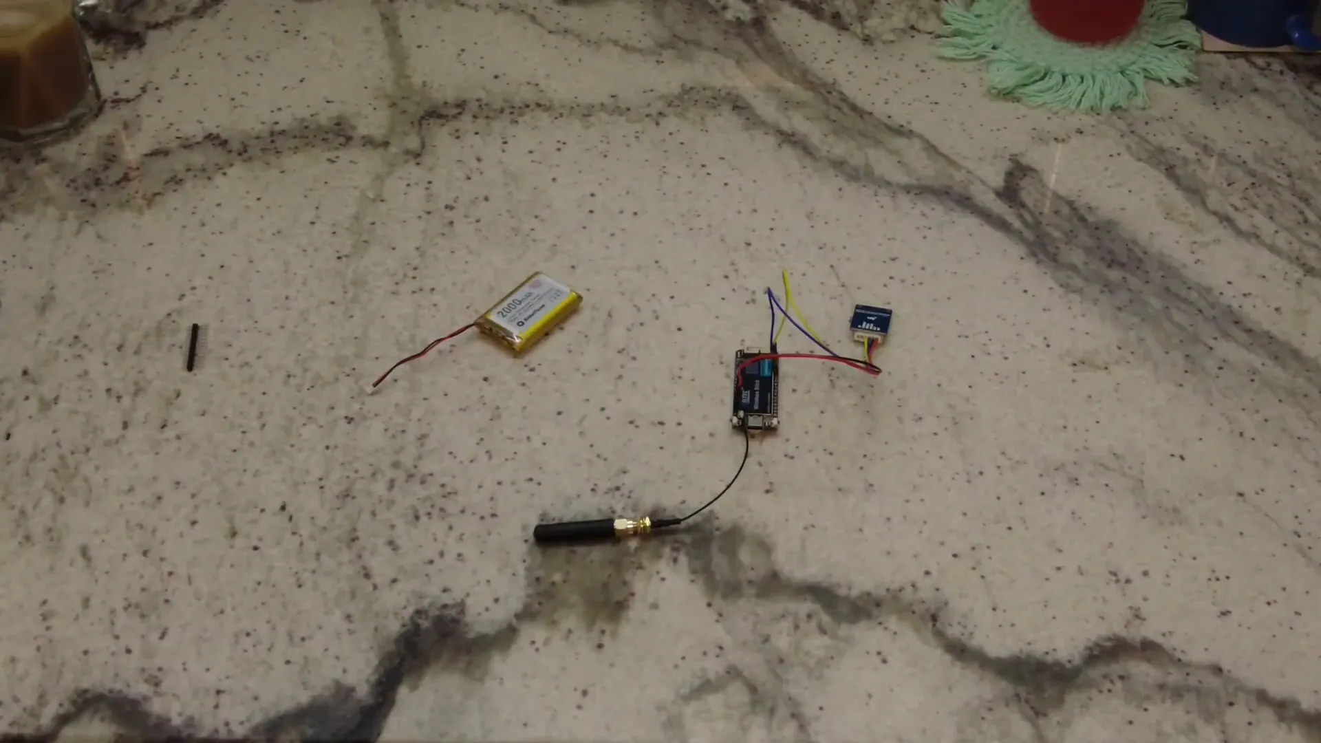 Telemetry data being sent