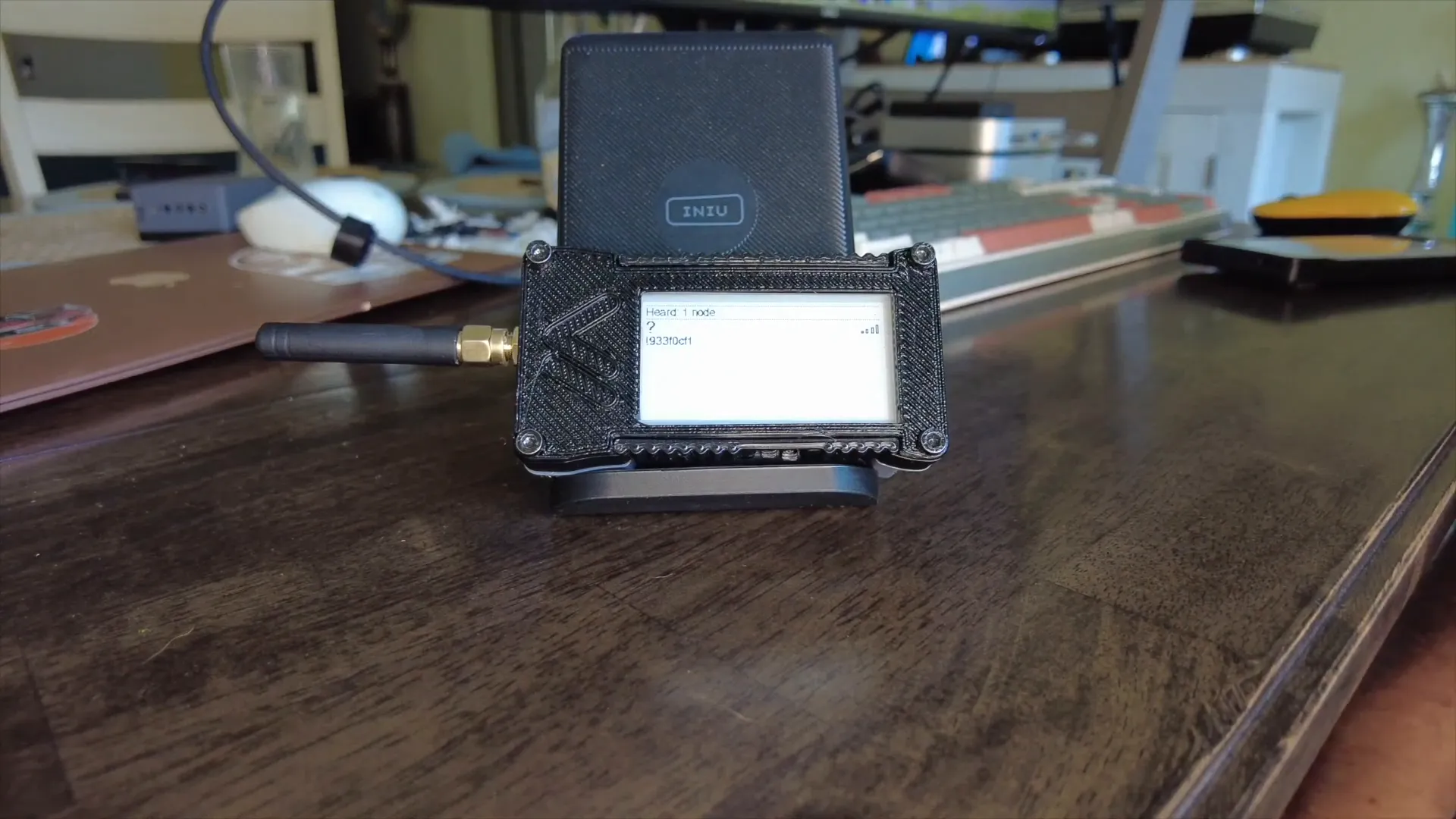InkHUD displaying discovered nodes and signal strength