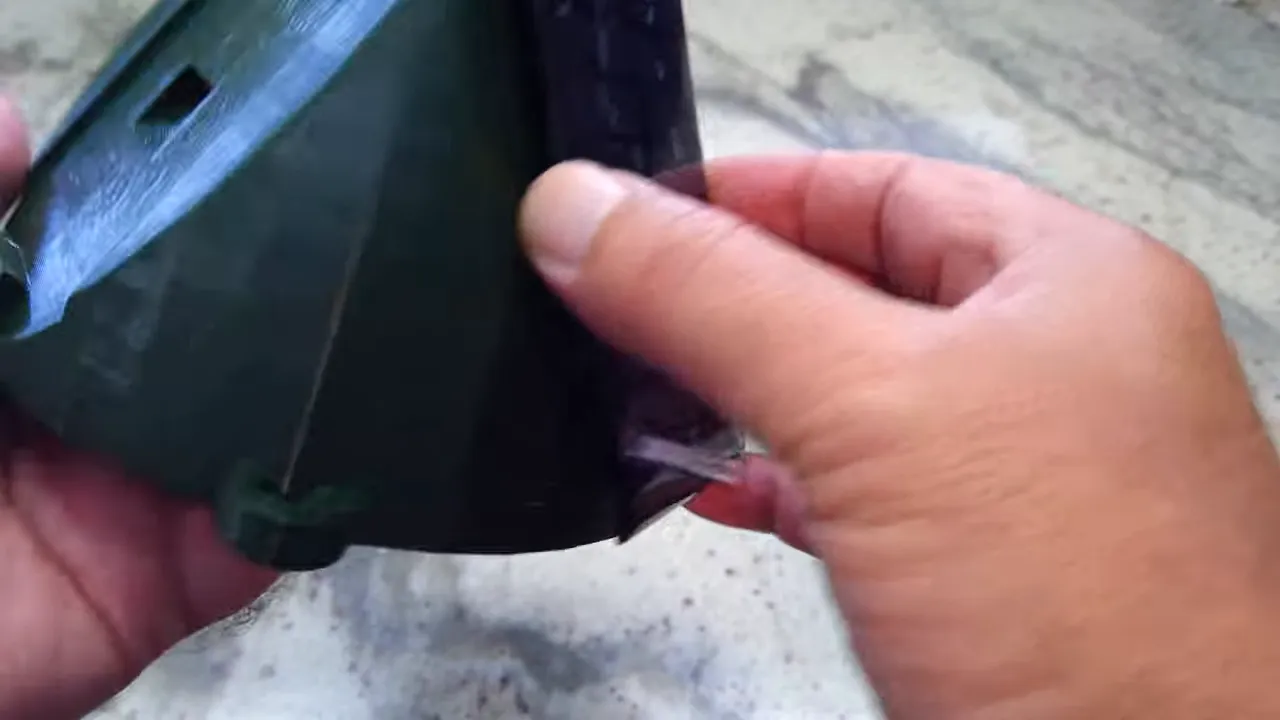 Solar Meshtastic tree node V2 with air gap standoffs between the solar panel and enclosure