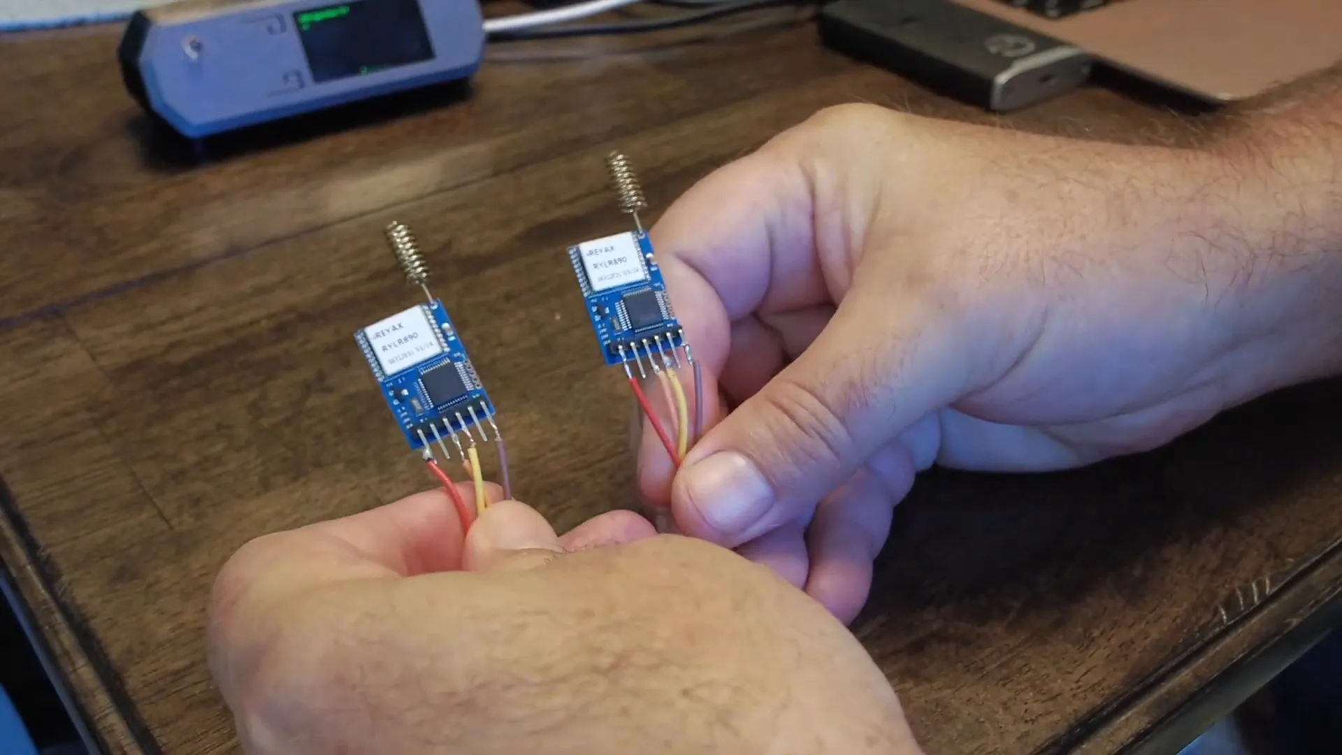 ESP32 microcontroller setup