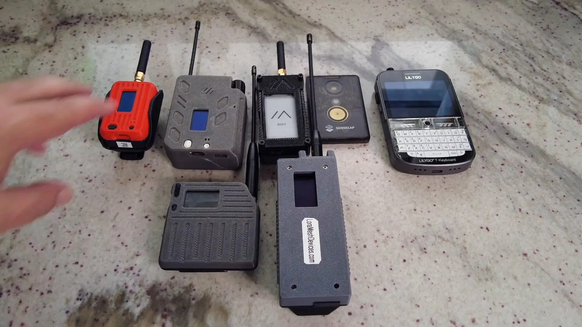 Collection of various Meshtastic mobile nodes