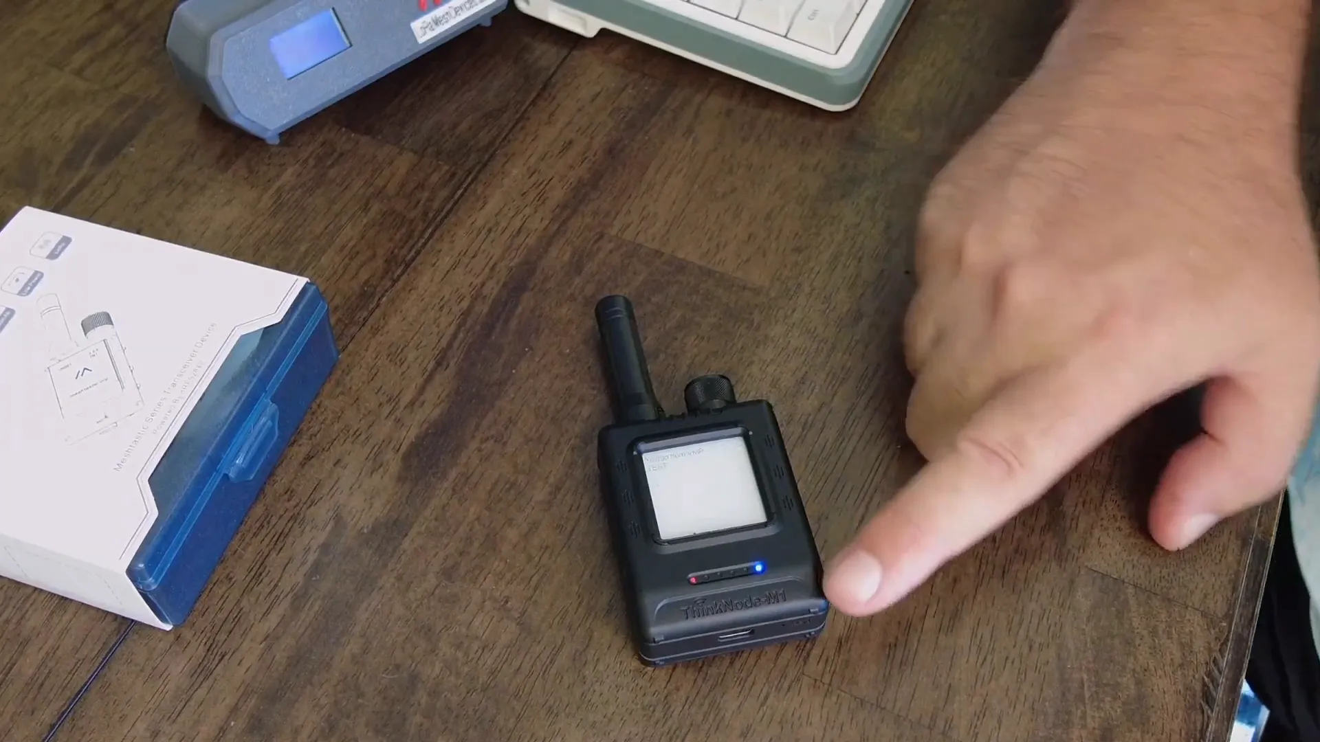 ThinkNode M1 LED flashing and speaker playing ringtone upon message reception