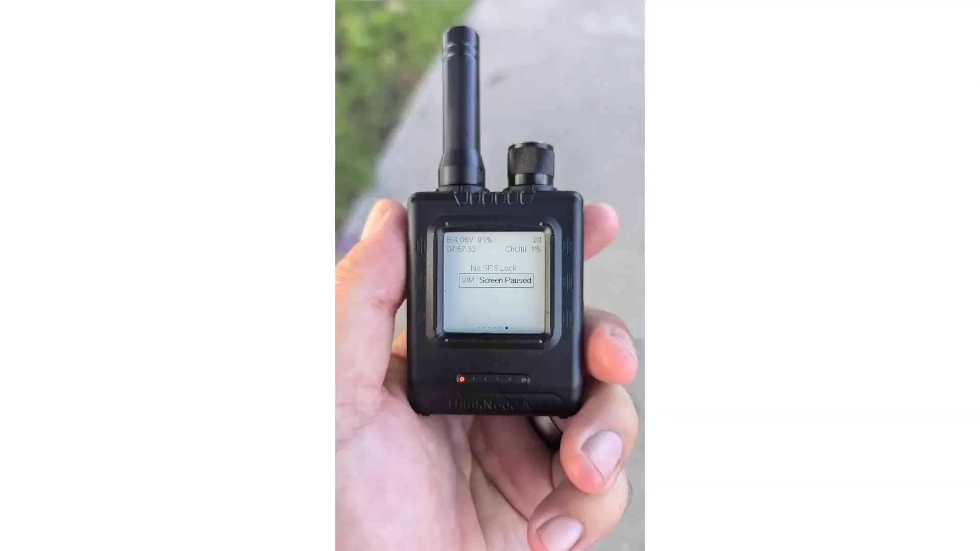 GPS status LED and physical GPS switch on ThinkNode M1