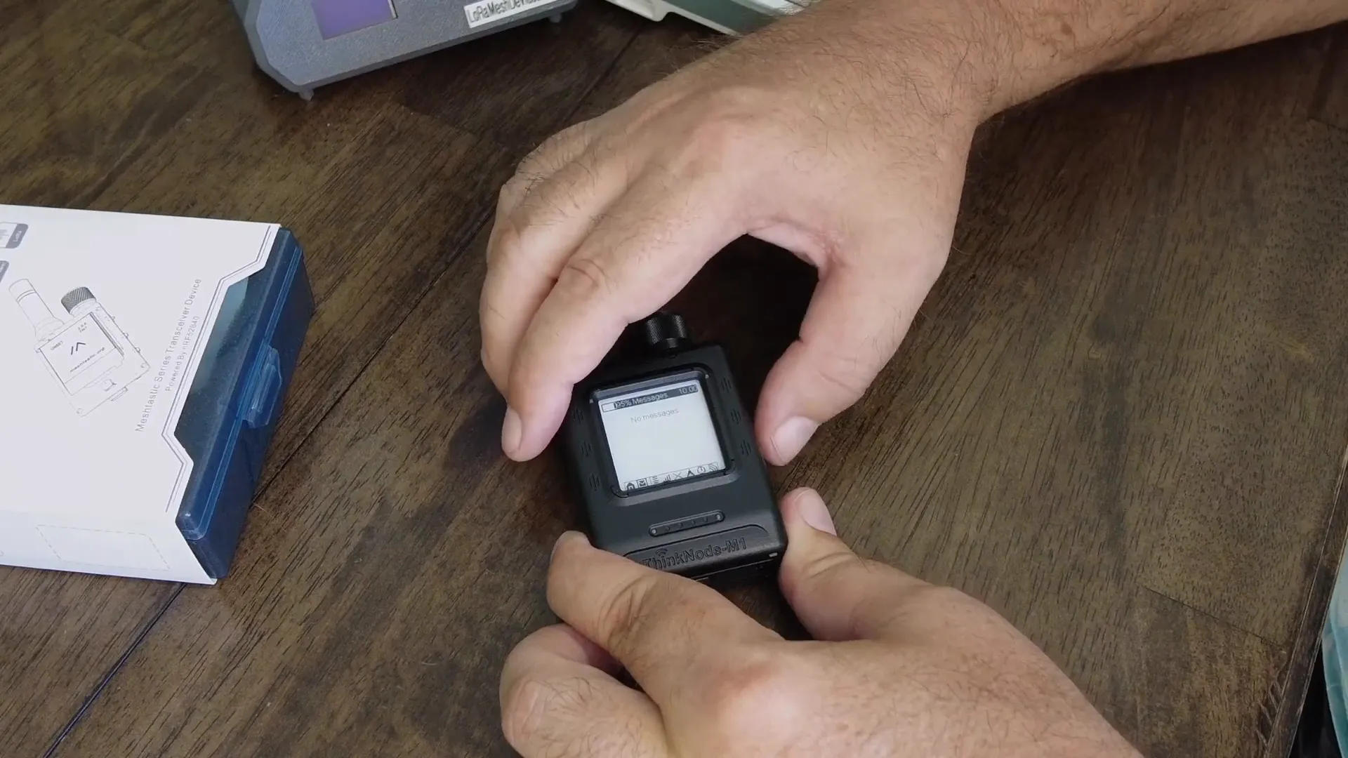 ThinkNode M1 running firmware version 2.7 with updated UI