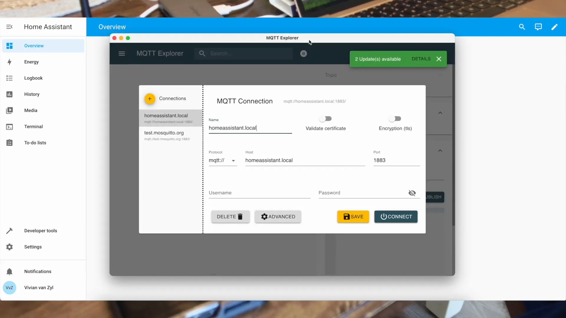 Installing MQTT Explorer