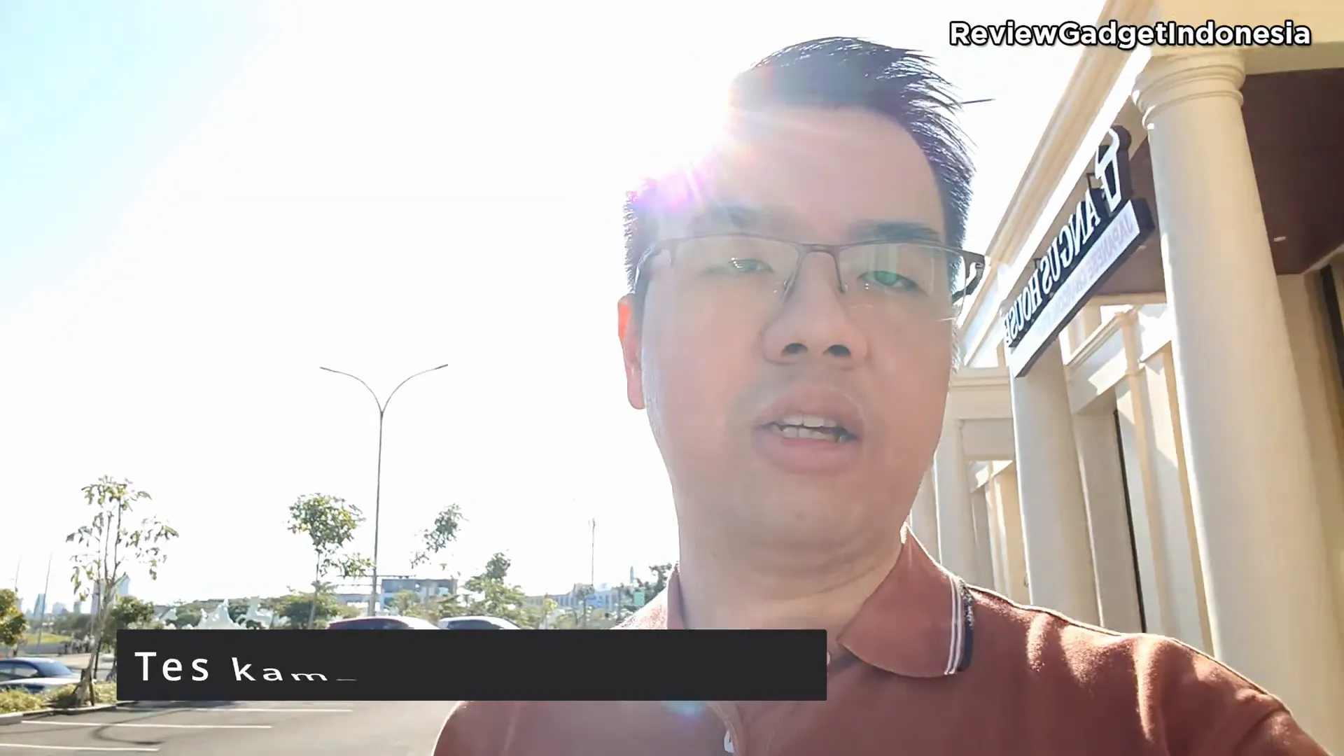 Kualitas video kamera depan iQOO Z10 dalam kondisi backlight