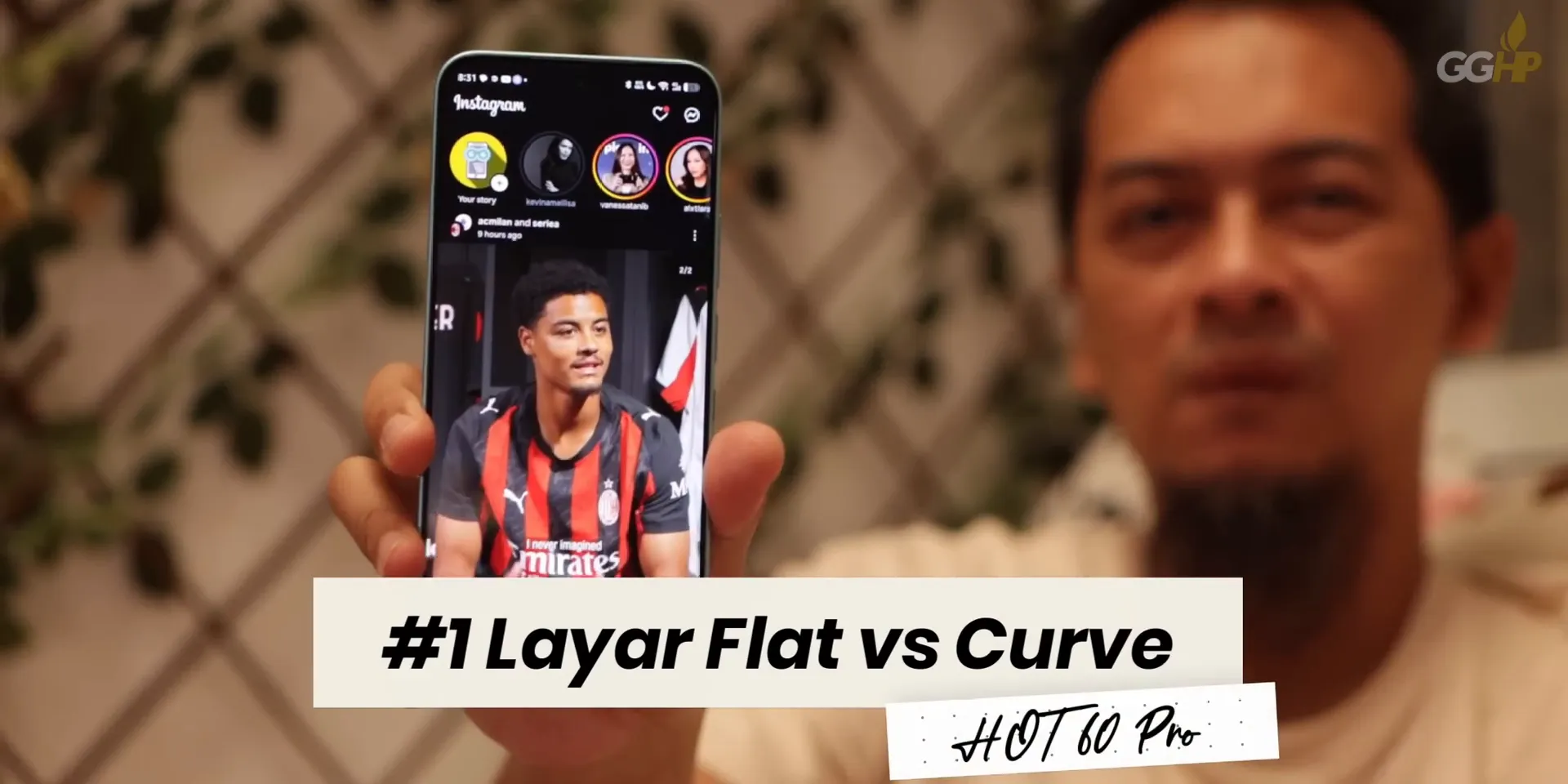 Perbandingan layar curve vs layar datar pada Infinix HOT 60 Pro dan Pro Plus