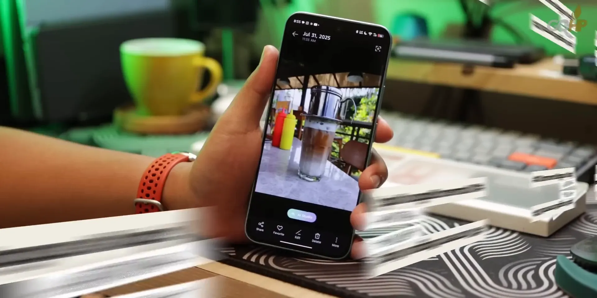 Contoh hasil foto dari kamera Infinix HOT 60 Pro menunjukkan tone warna dan detail yang baik