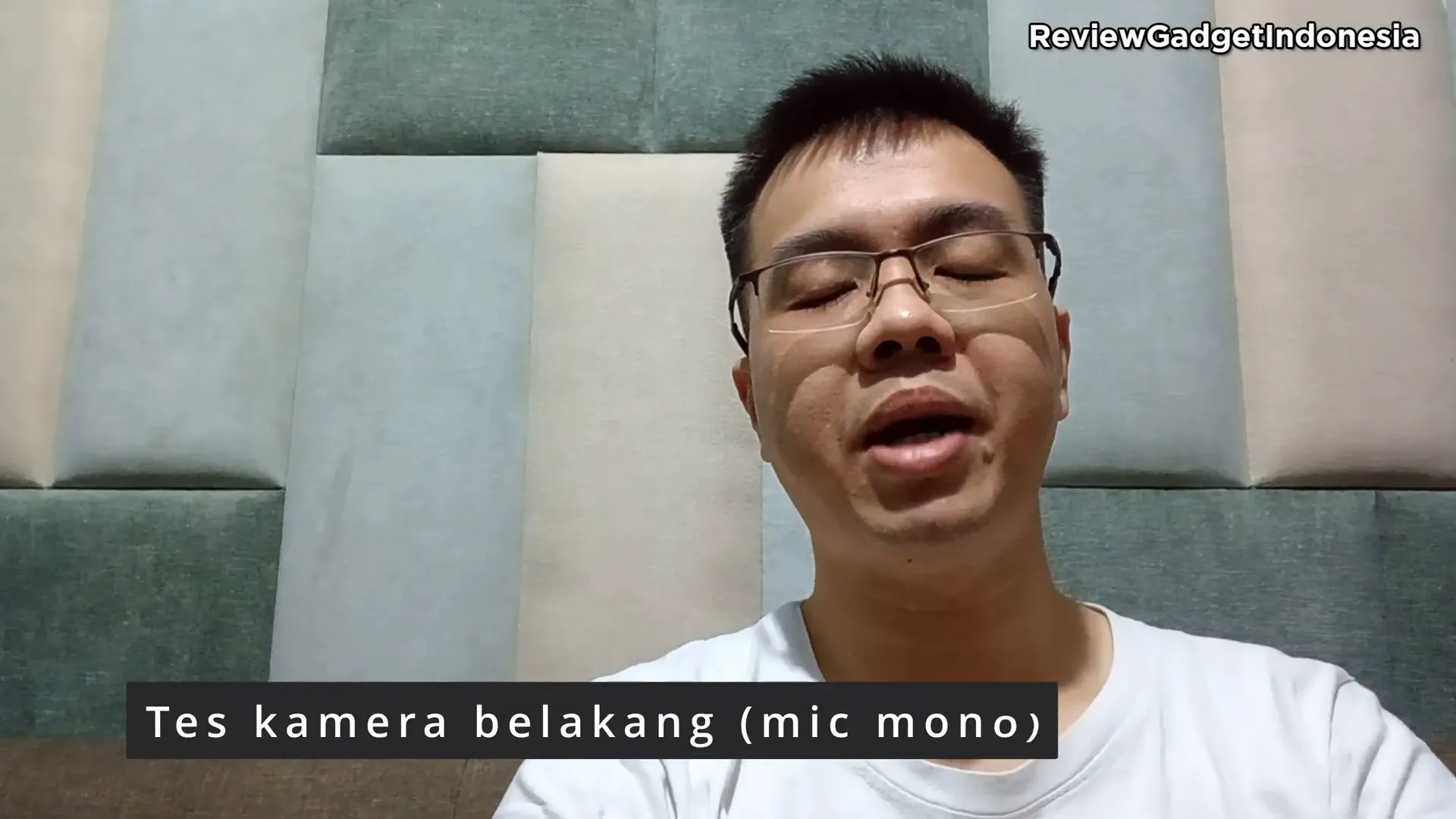 Sample perekaman kamera depan Infinix XPad 20 dalam kondisi indoor