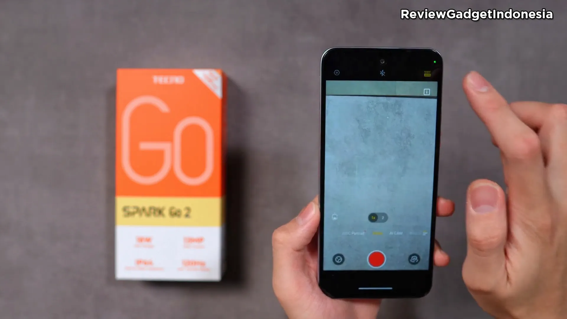 Mode kamera dan video 2K pada Tecno Spark Go 2