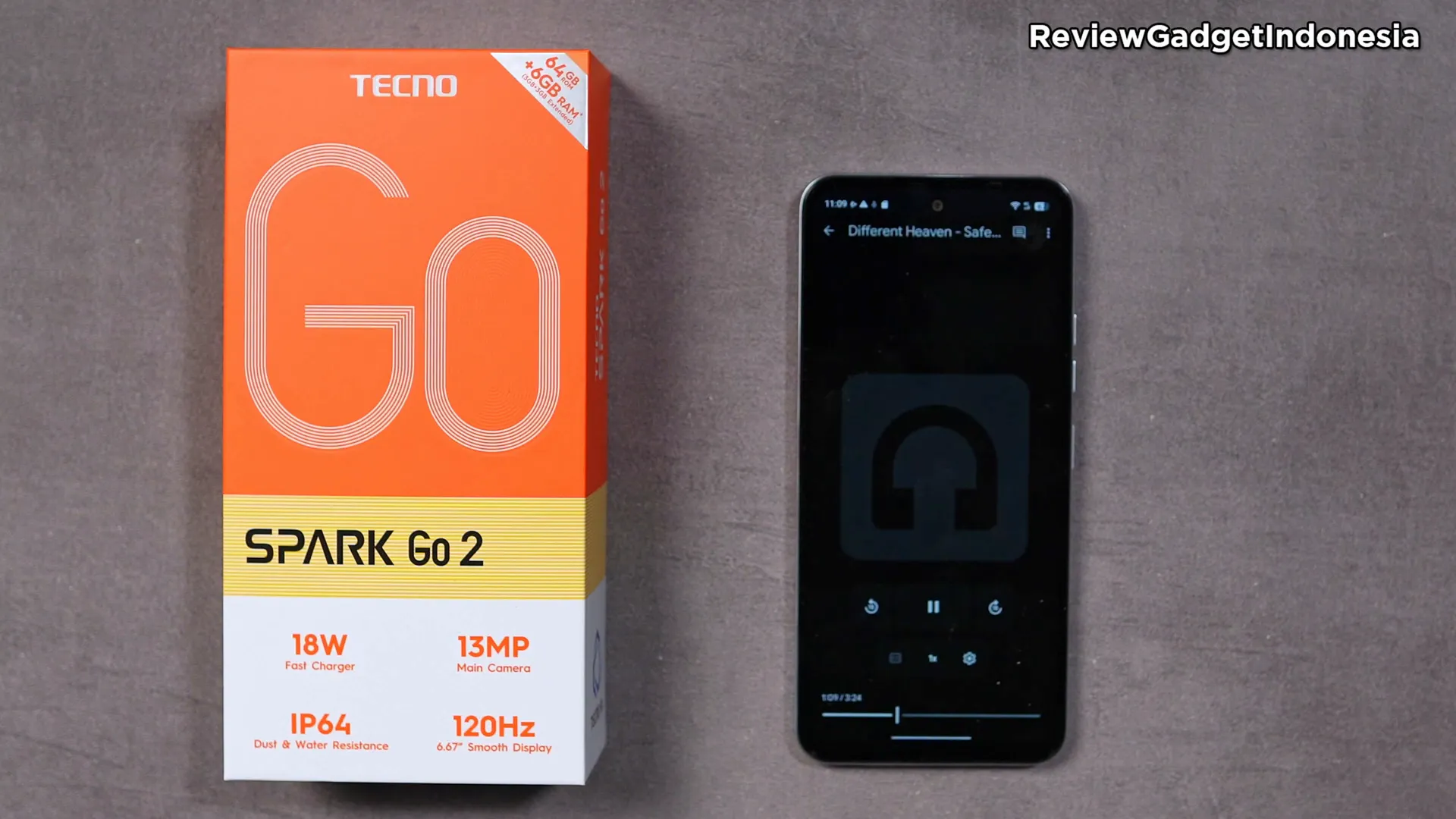 Review speaker Tecno Spark Go 2 dengan teknologi DTS