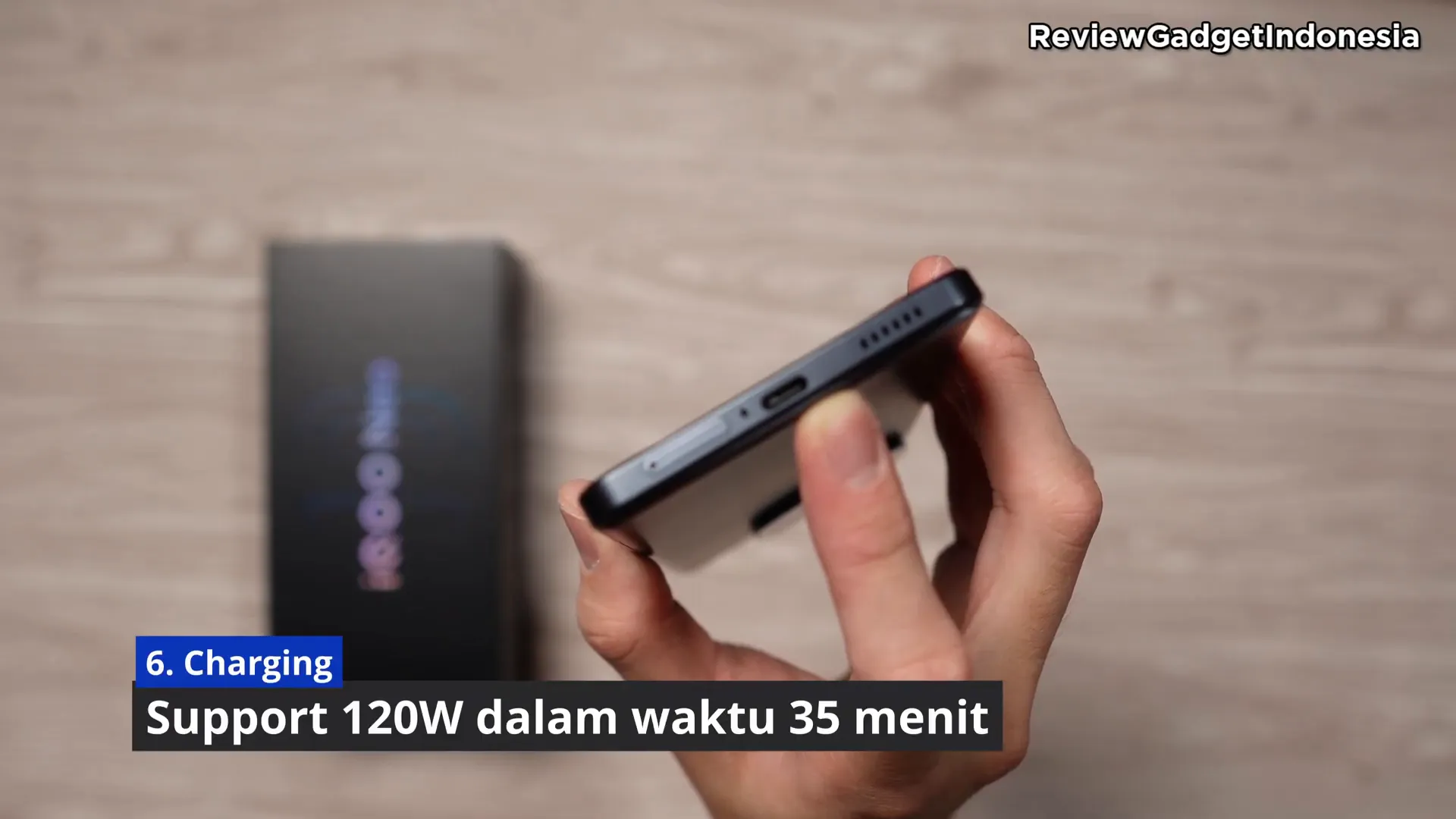Proses pengisian cepat 120W pada iQOO Neo 10