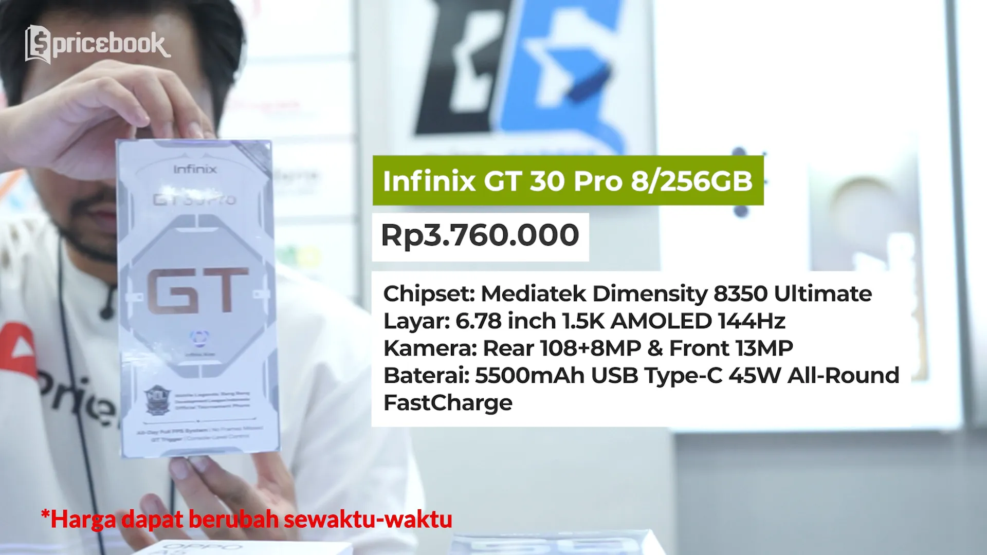 Infinix GT 30 Pro, HP gaming dengan spesifikasi gahar dan harga terjangkau