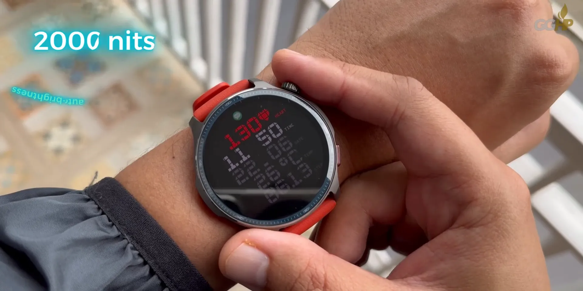 Layar AMOLED dan frame aluminium pada Amazfit Balance 2