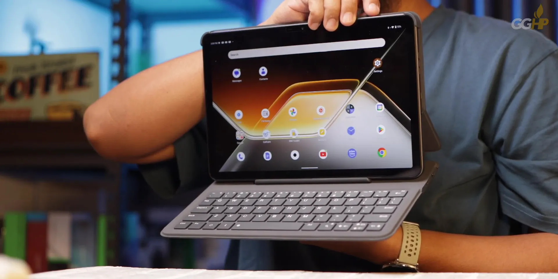 Keyboard case Infinix XPAD 20 dengan feedback tombol yang mantap