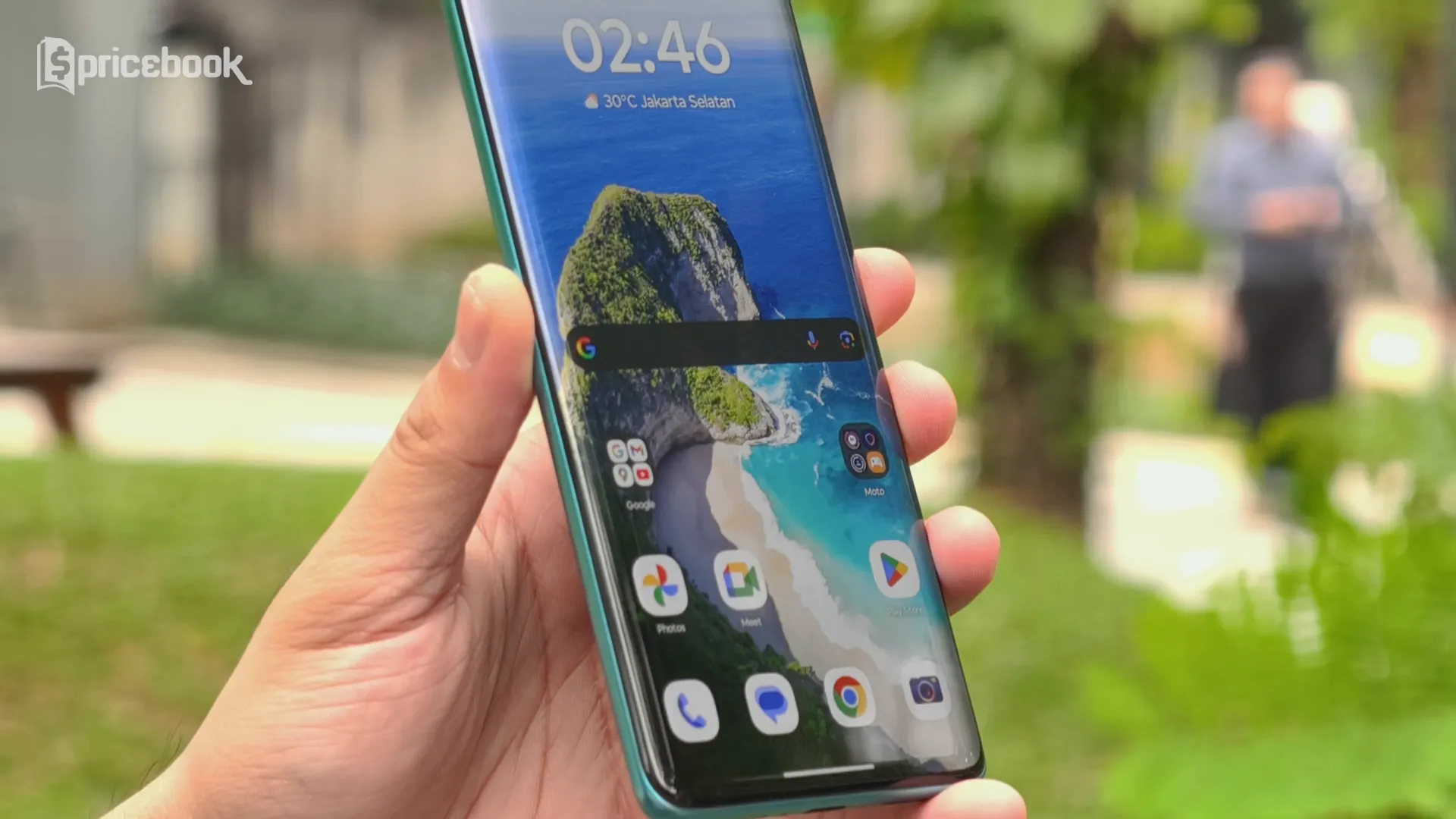 Tampilan Motorola Edge 60 Fusion dengan desain elegan