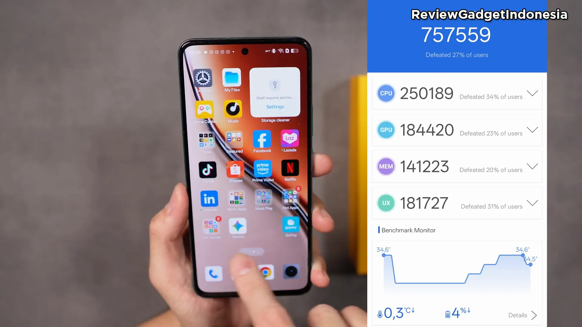 Tes performa gaming Realme P3 dengan berbagai game populer
