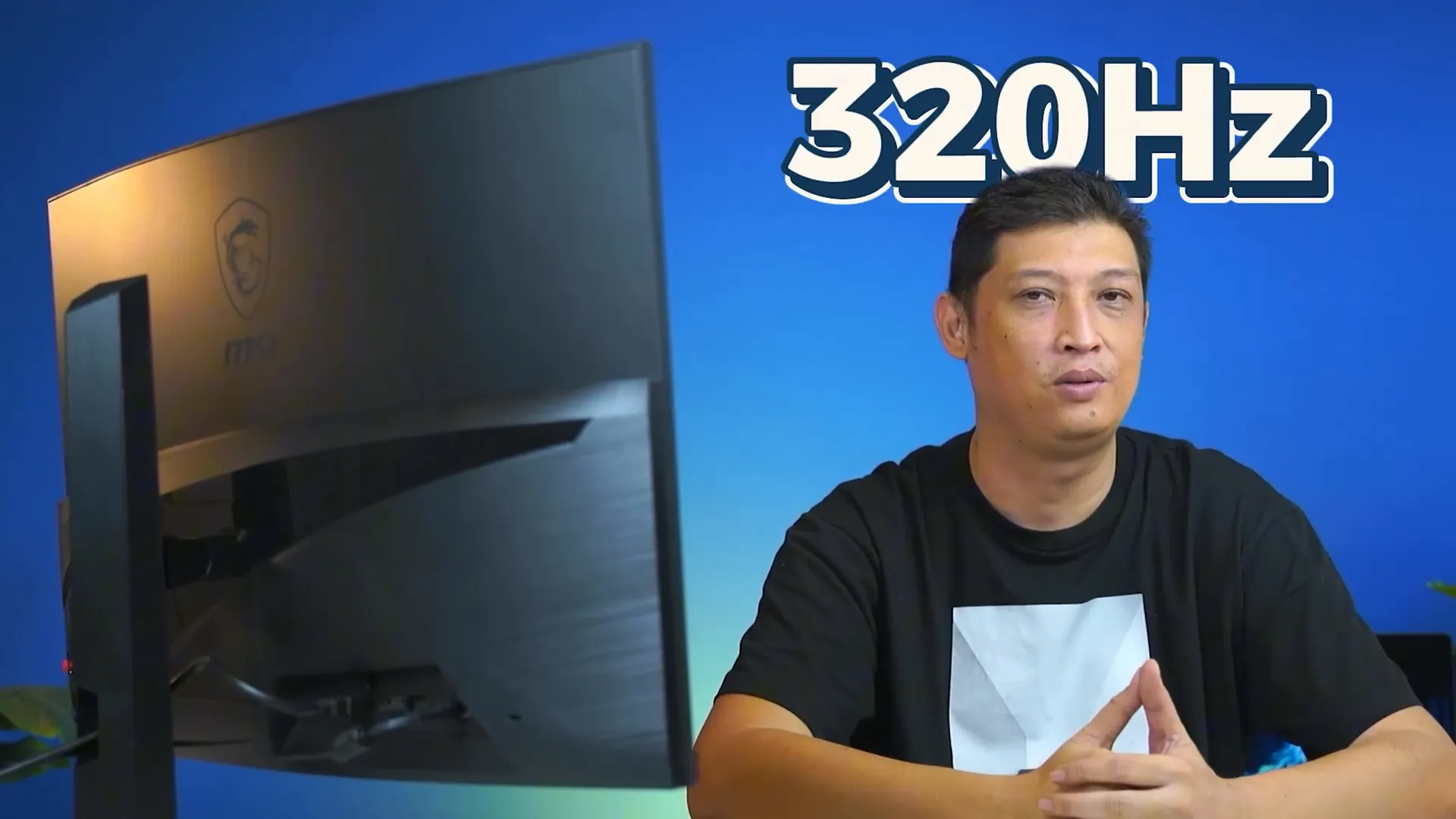 Monitor MSI 321CUPDF dengan refresh rate 320Hz