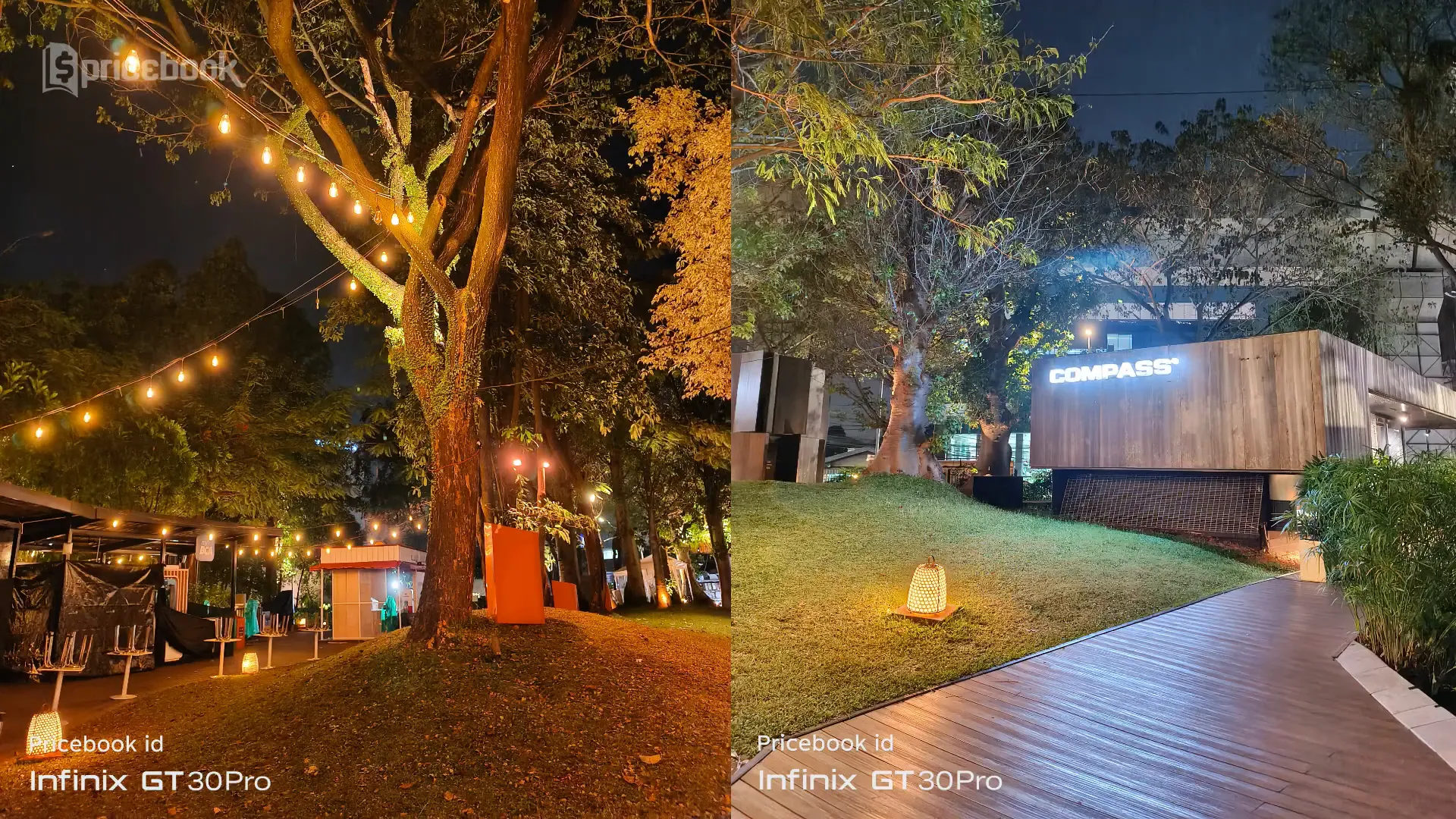Contoh hasil foto malam Infinix GT 30 Pro yang blur