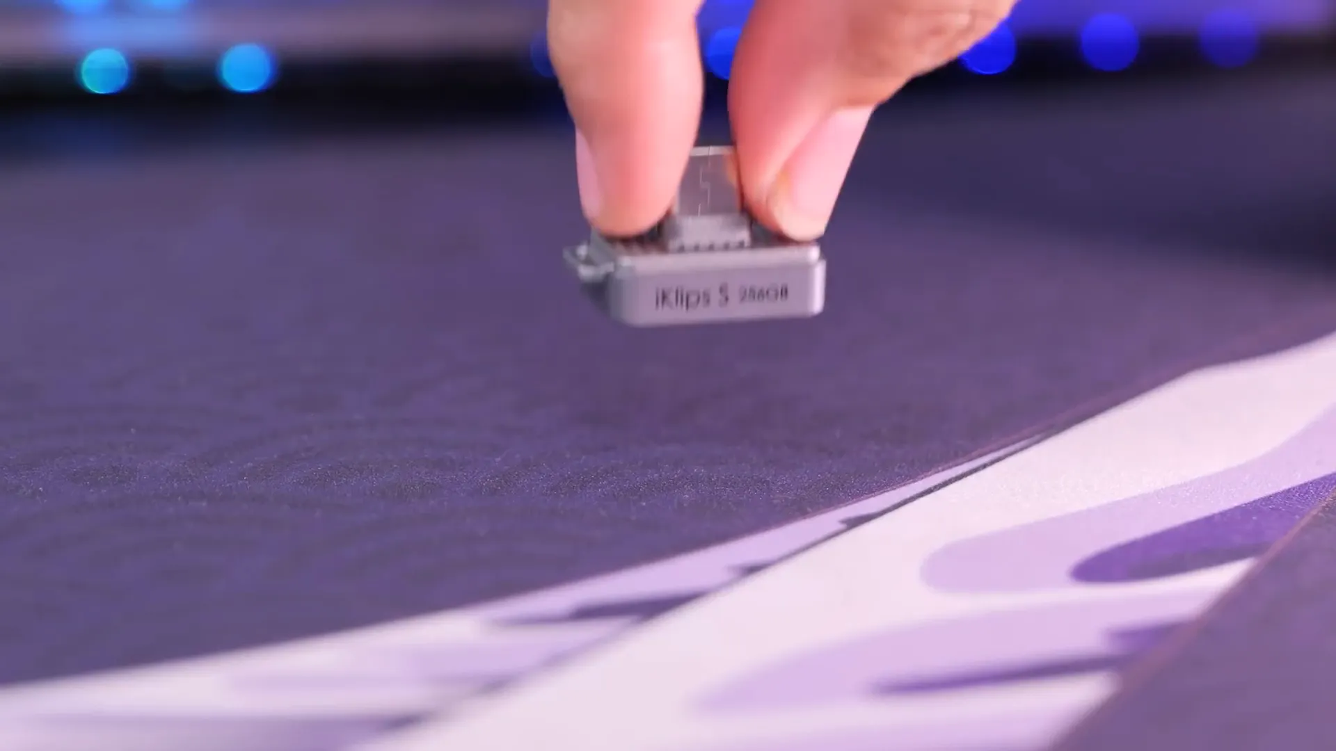 Proses registrasi fingerprint pada SSD Adam Elements Nano Touch