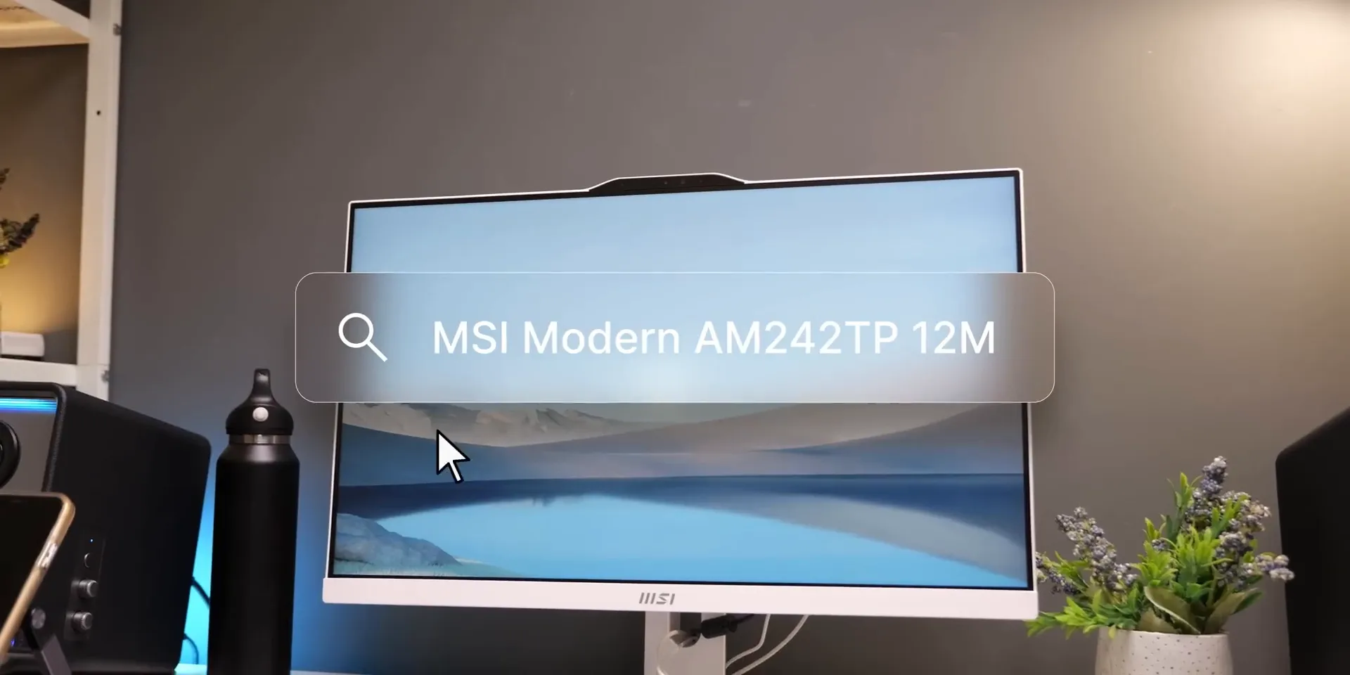 MSI Modern AM242TP All in One PC dari box