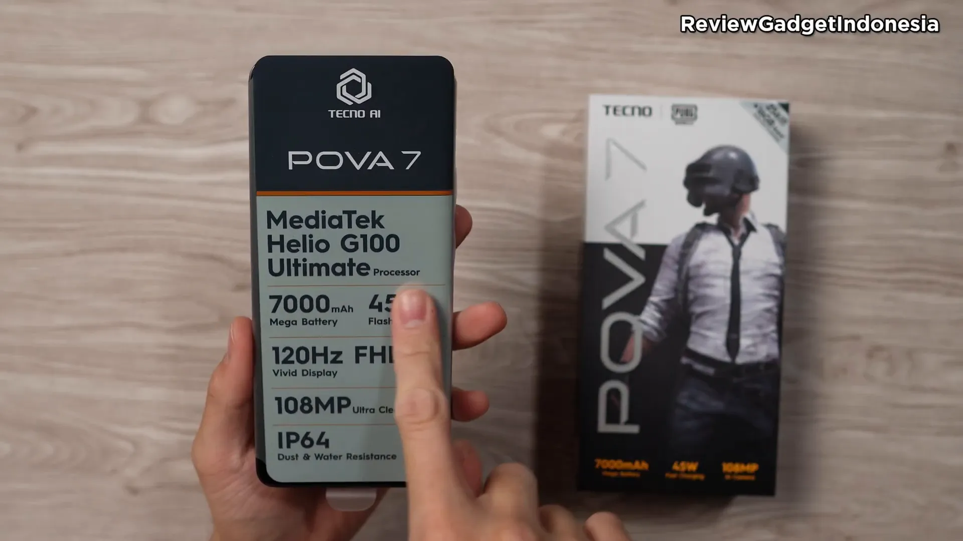Desain Tecno Pova 7 dengan kamera 108MP dan speaker stereo