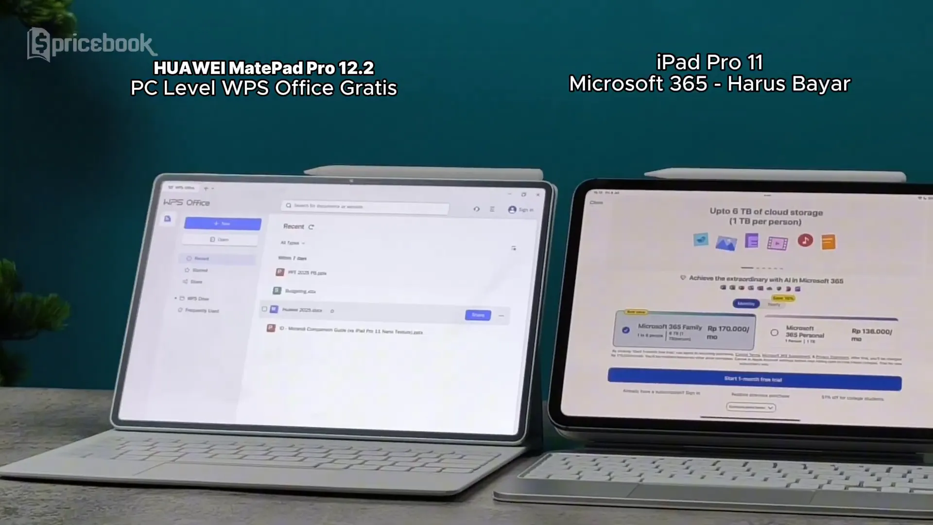 WPS Office di Huawei MatePad Pro dengan fitur lengkap seperti di PC