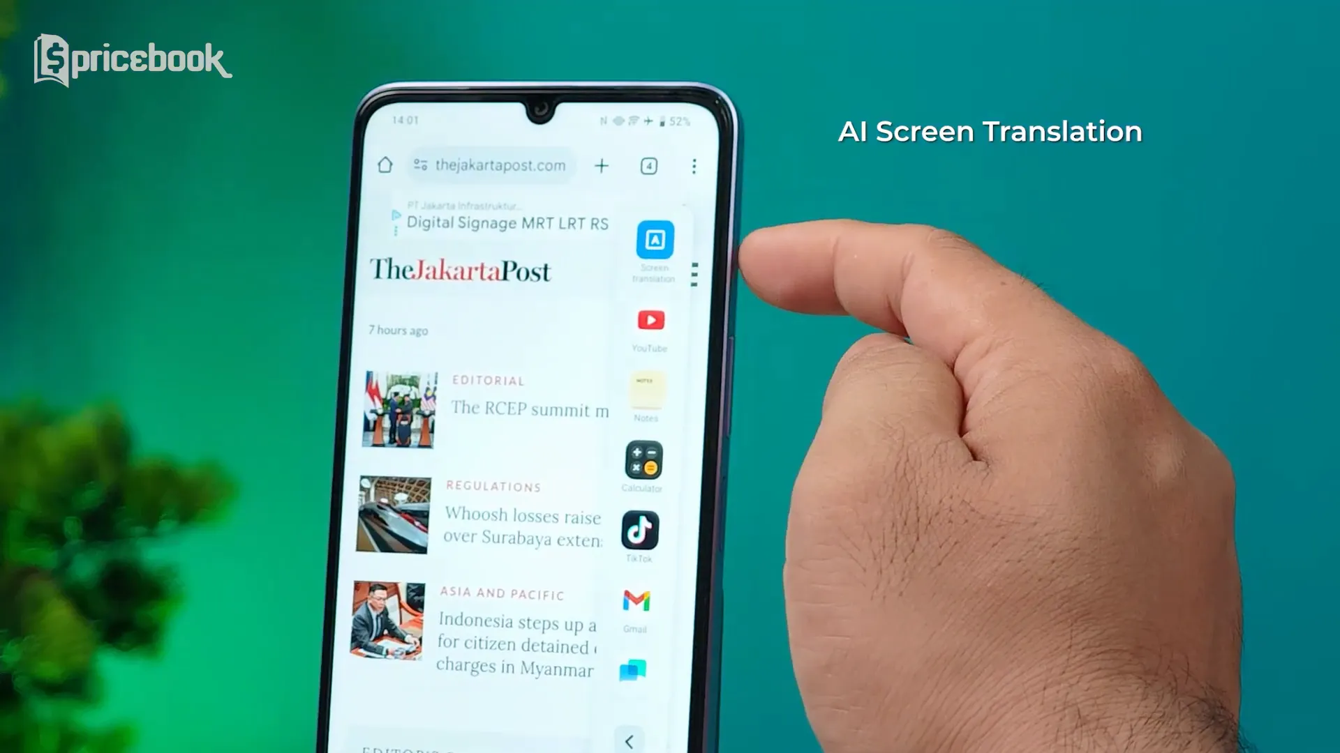 Fitur AI Screen Translation pada Vivo Y19S GT 5G