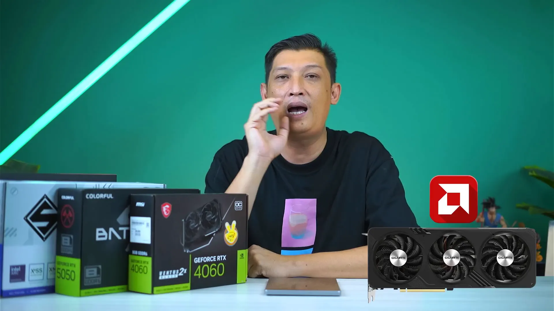 Perbandingan empat GPU budget 5 juta: RTX 4060, RTX 5050, ARC B580, dan RX 7600