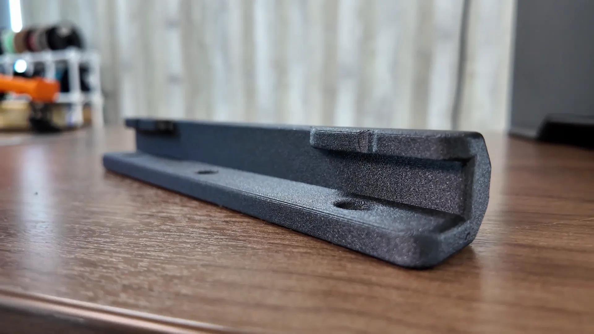 PETG with glass fiber test print after using AMS HT dryer