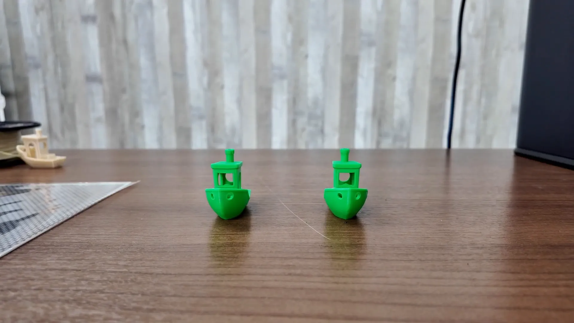 Comparison benchie printed after using the Vision encoder