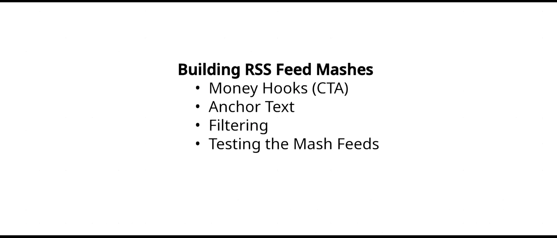 Building RSS Mashes