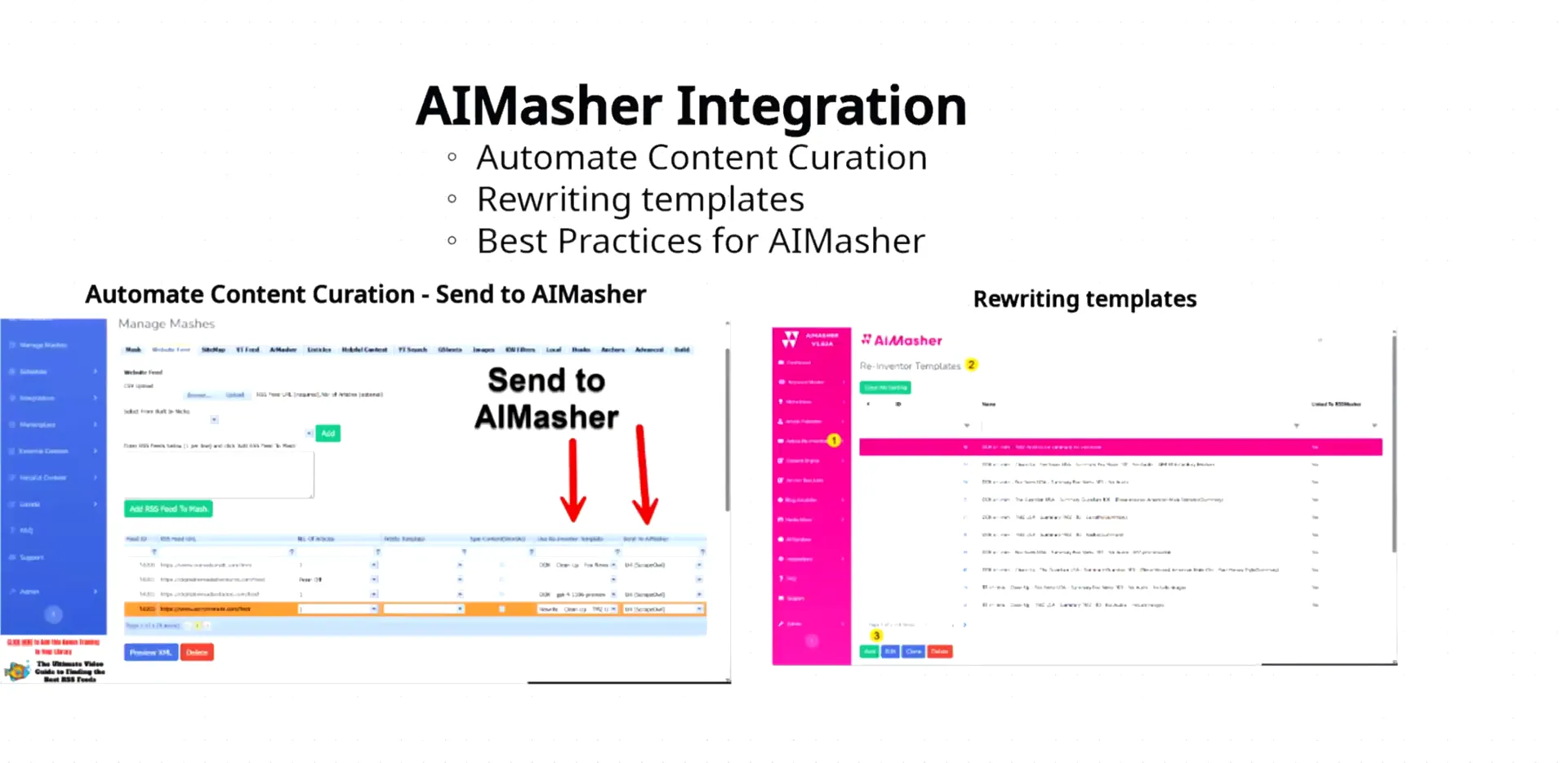 Setting up AI Masher integration