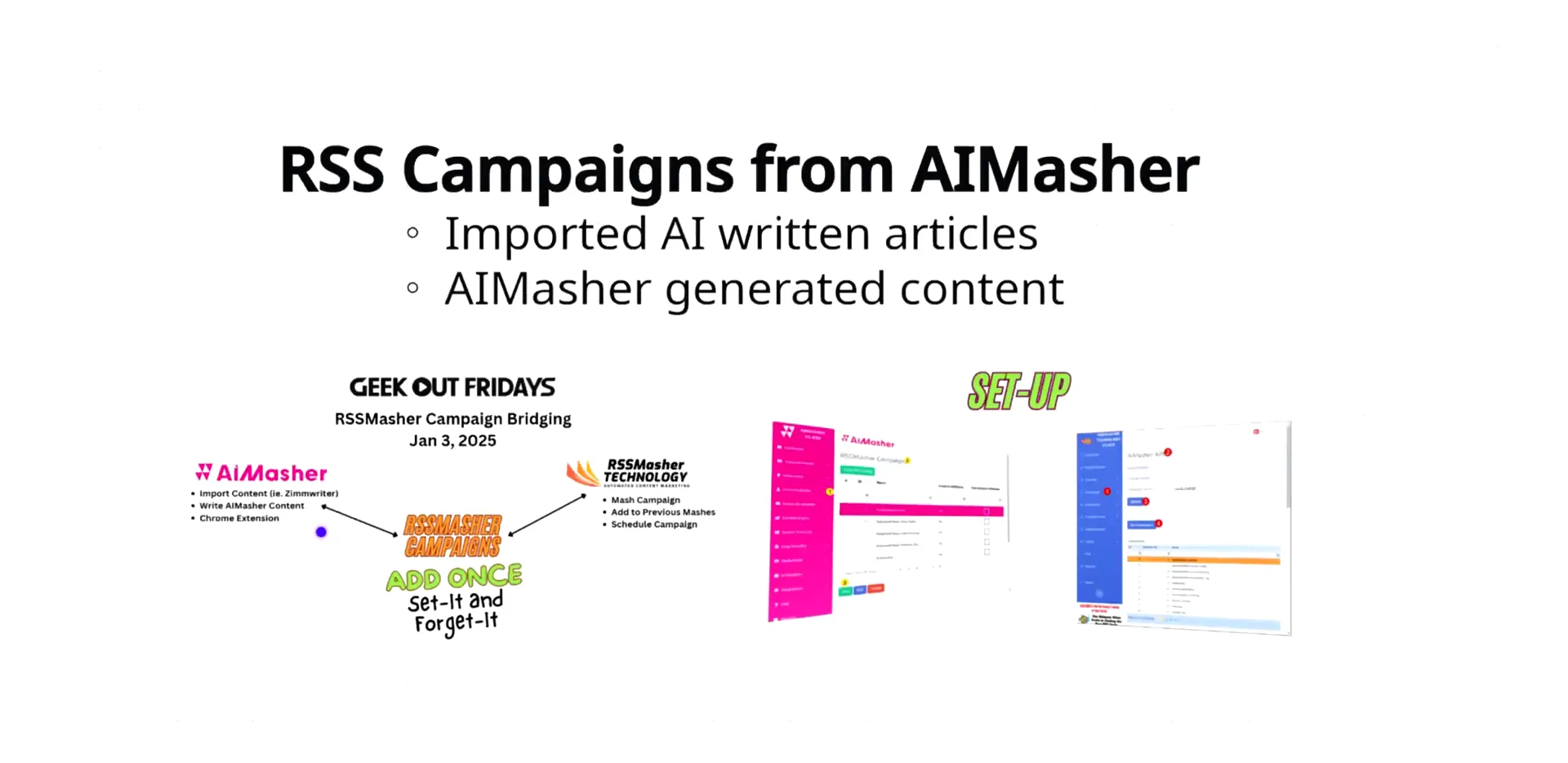 Creating an RSS campaign