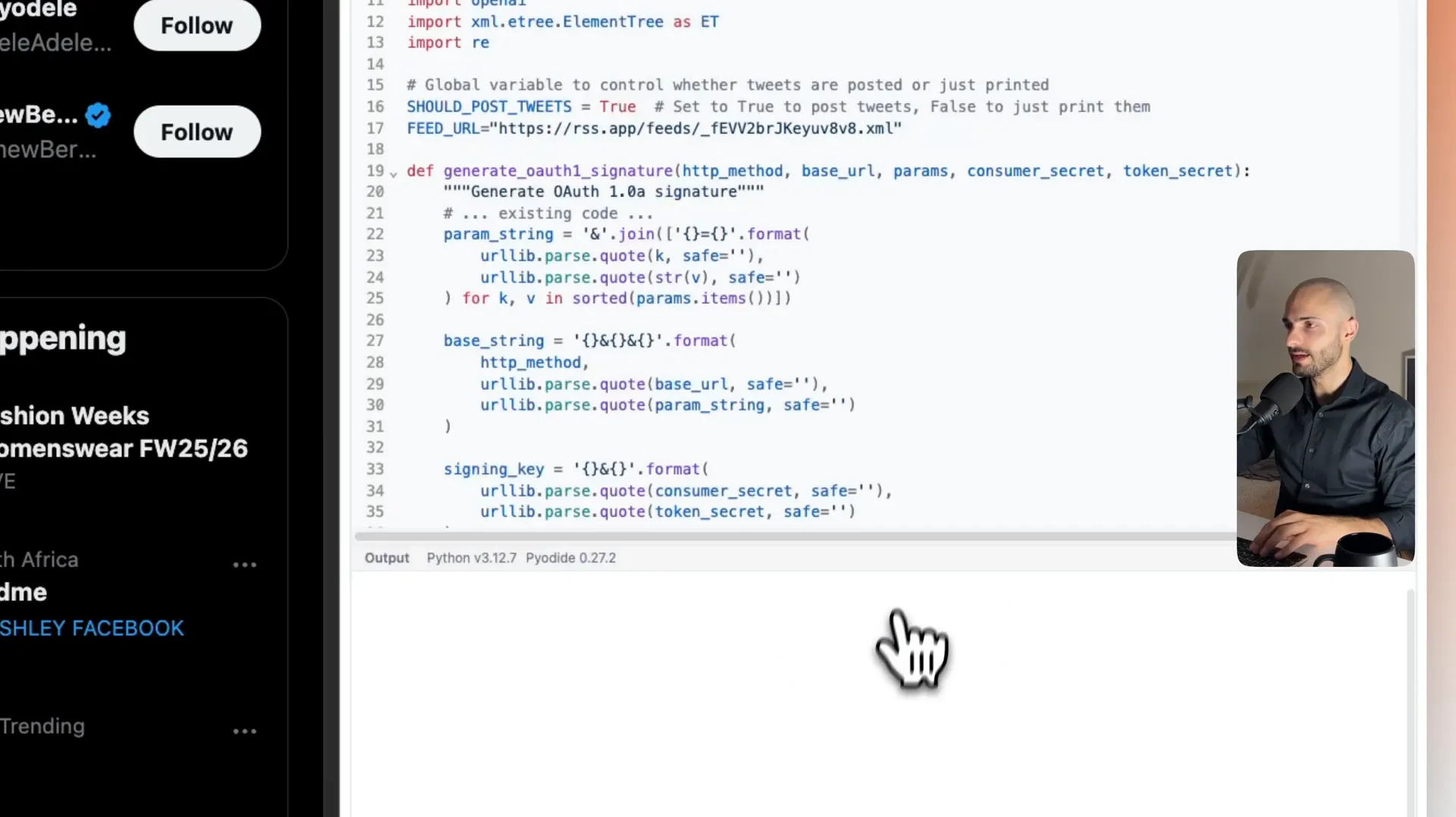 Setting up a schedule in ClipRun
