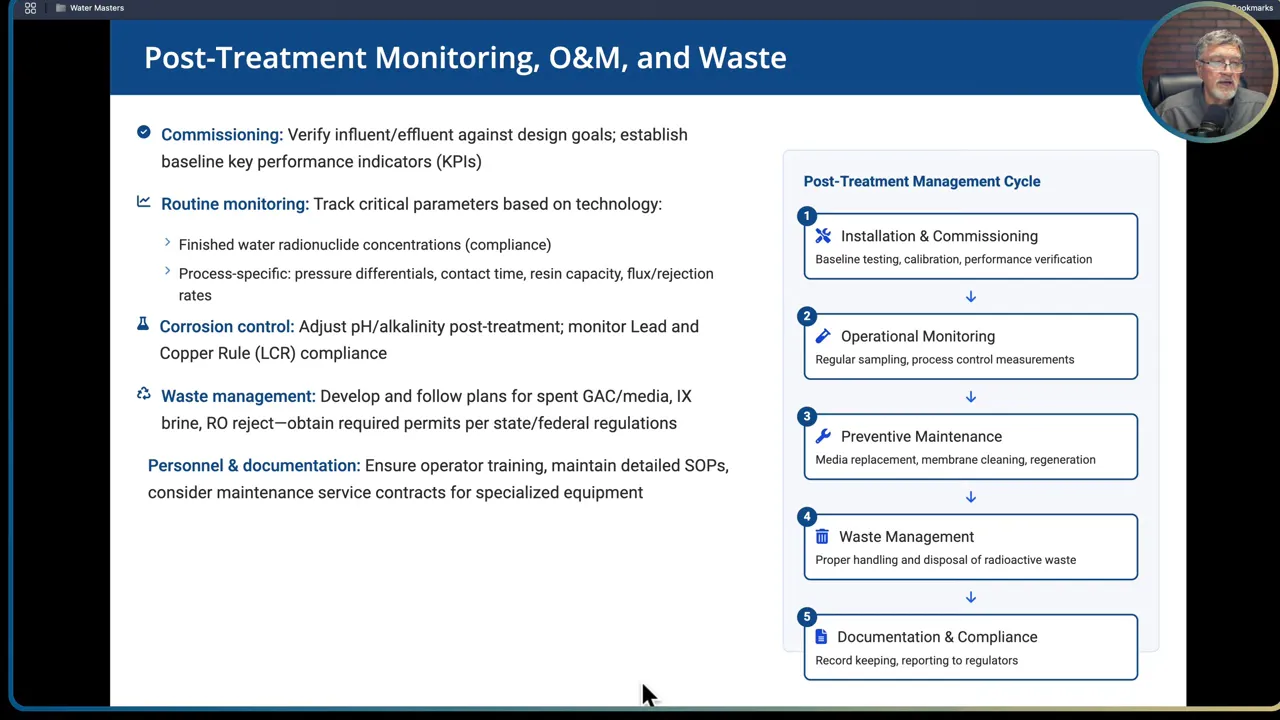 Slide on post-treatment monitoring and KPIs