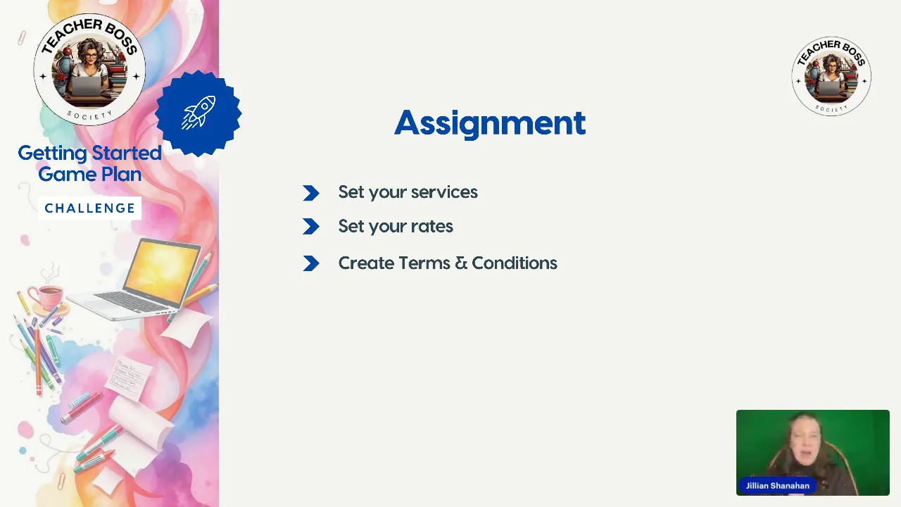 Weekend assignment overview