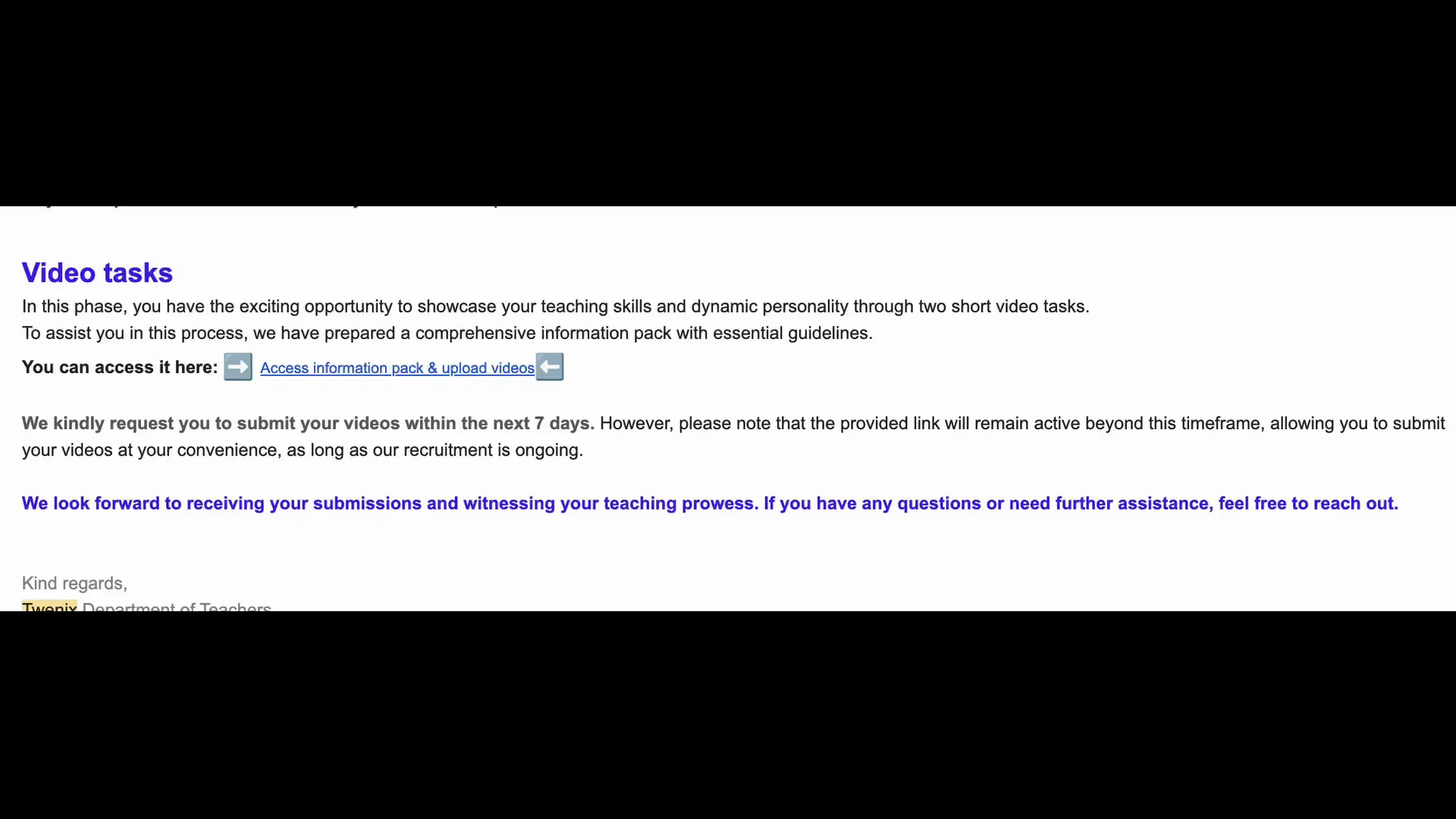 Twenix application process overview