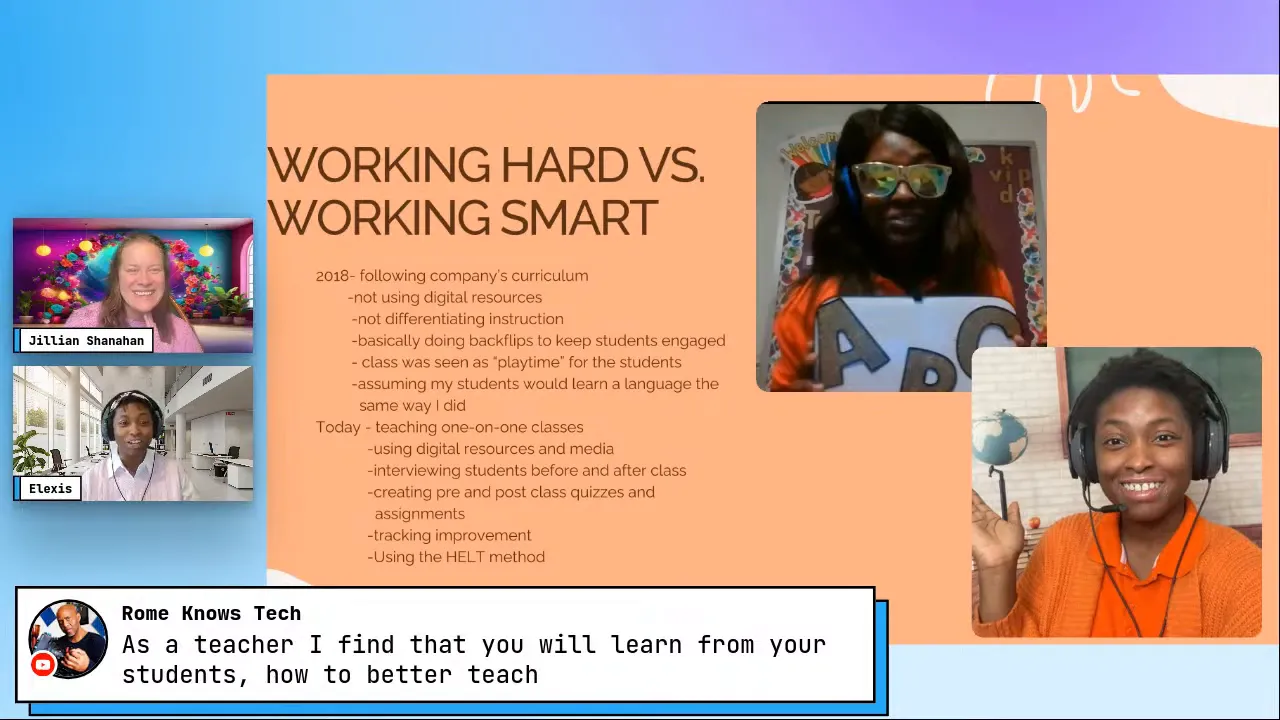 Building rapport with students in online classes