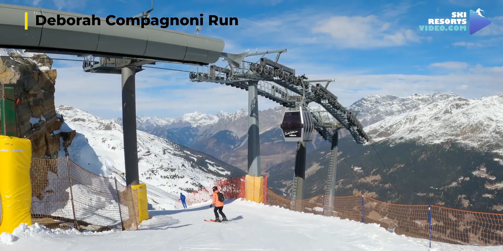 Deborah Compagnoni slope in Santa Caterina