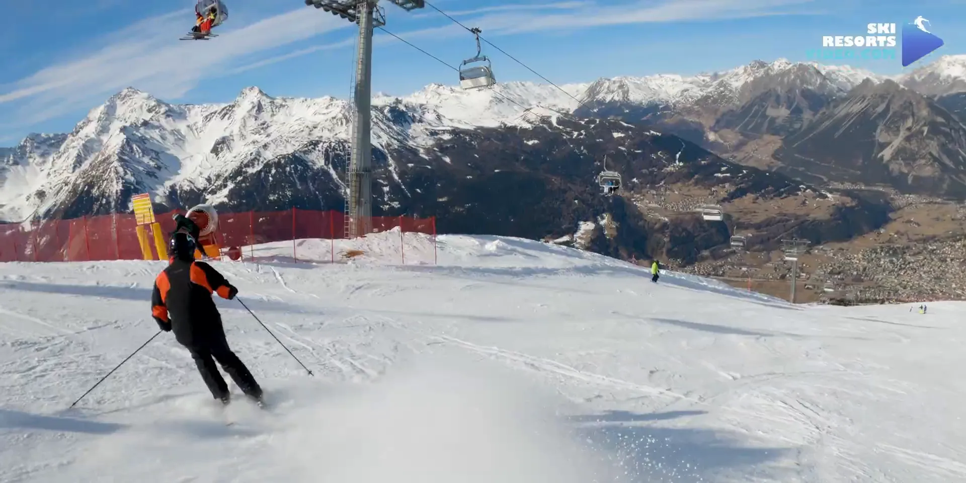 Panoramic view of Bormio ski resort