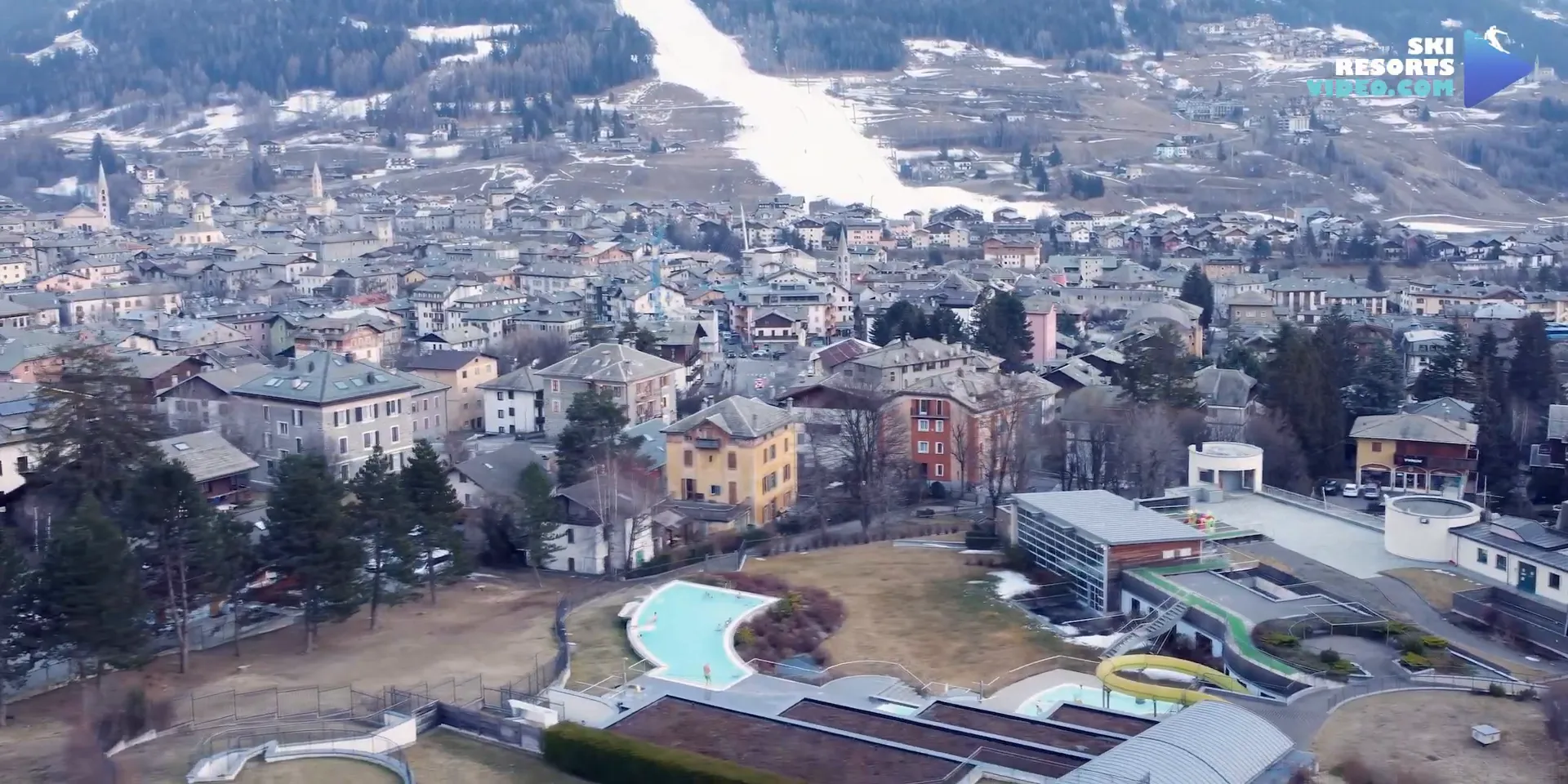 Thermal spa pools in Bormio