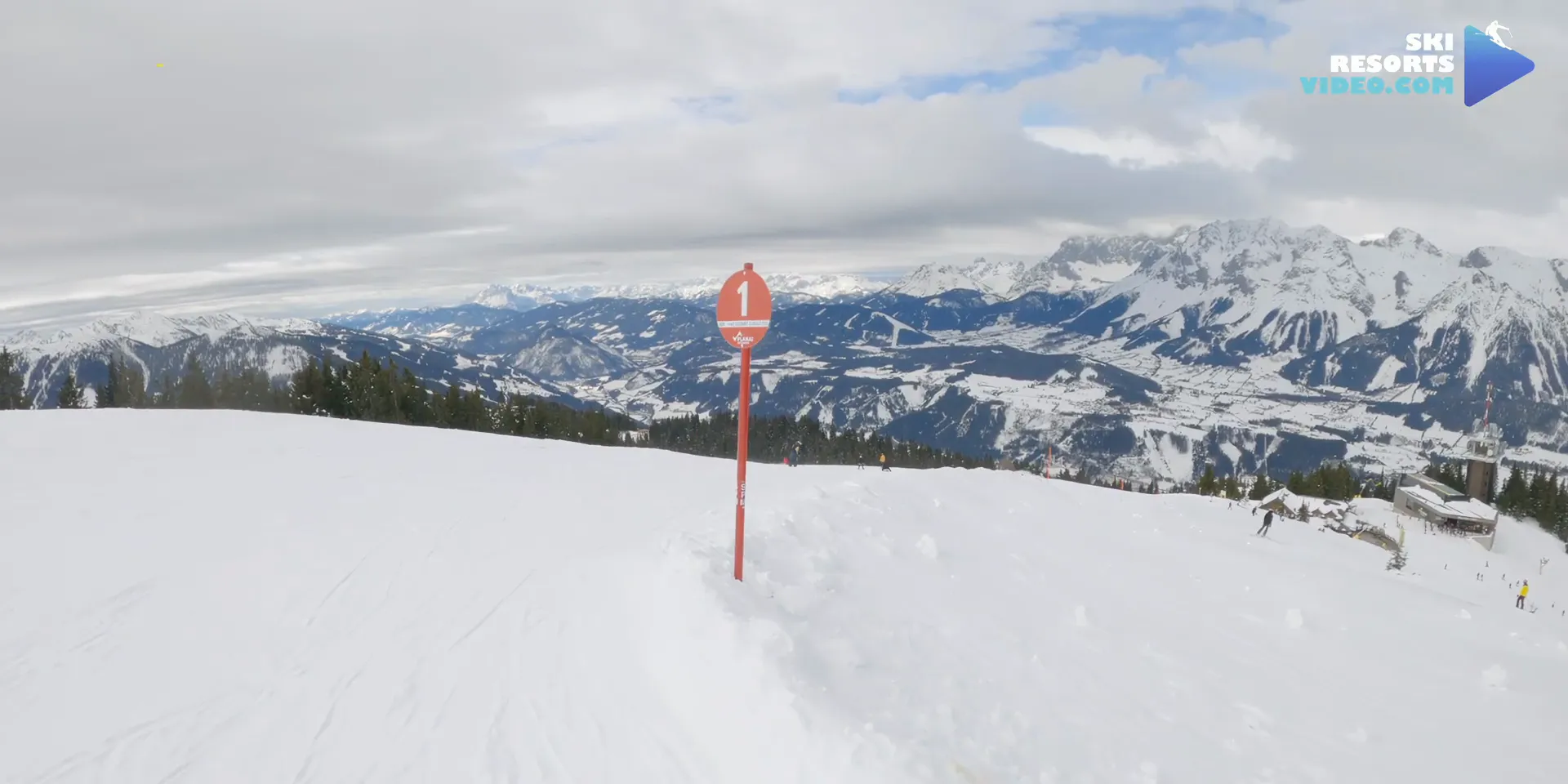 World Cup ski runs on Planai mountain